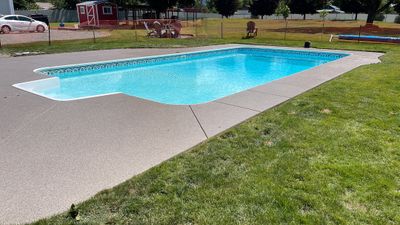 Pool Deck Transformation using Tidal Wave