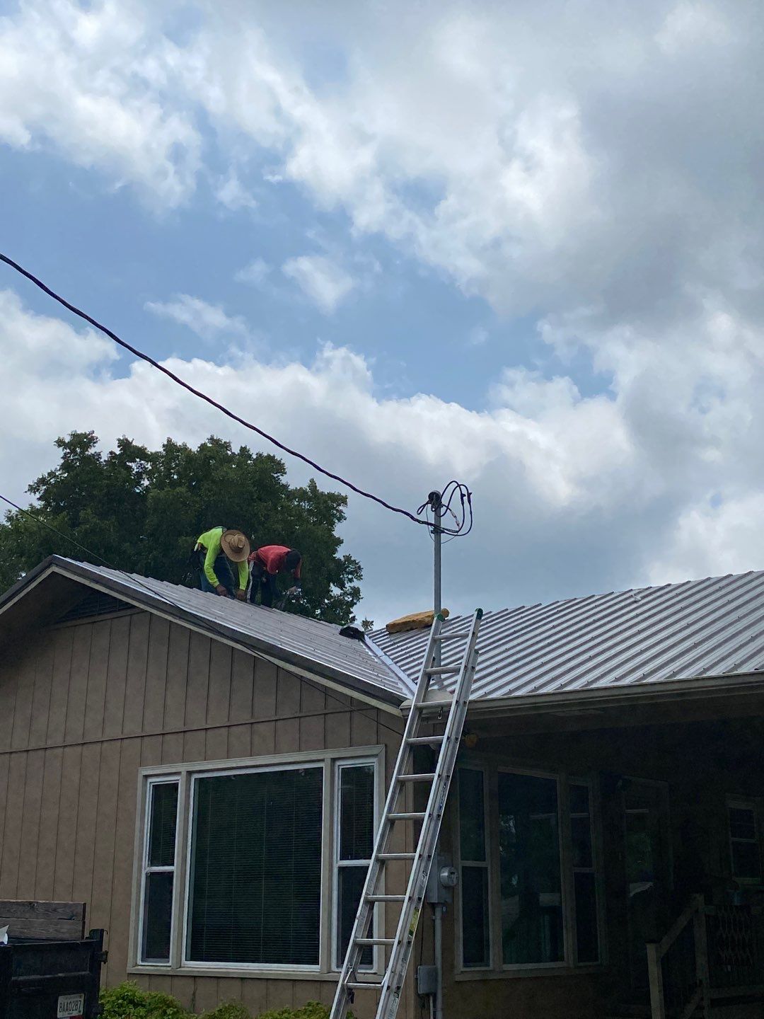 Residential Roof Remove and Replace using Low Rib Metal Roofing Panels by Bullard Roofing