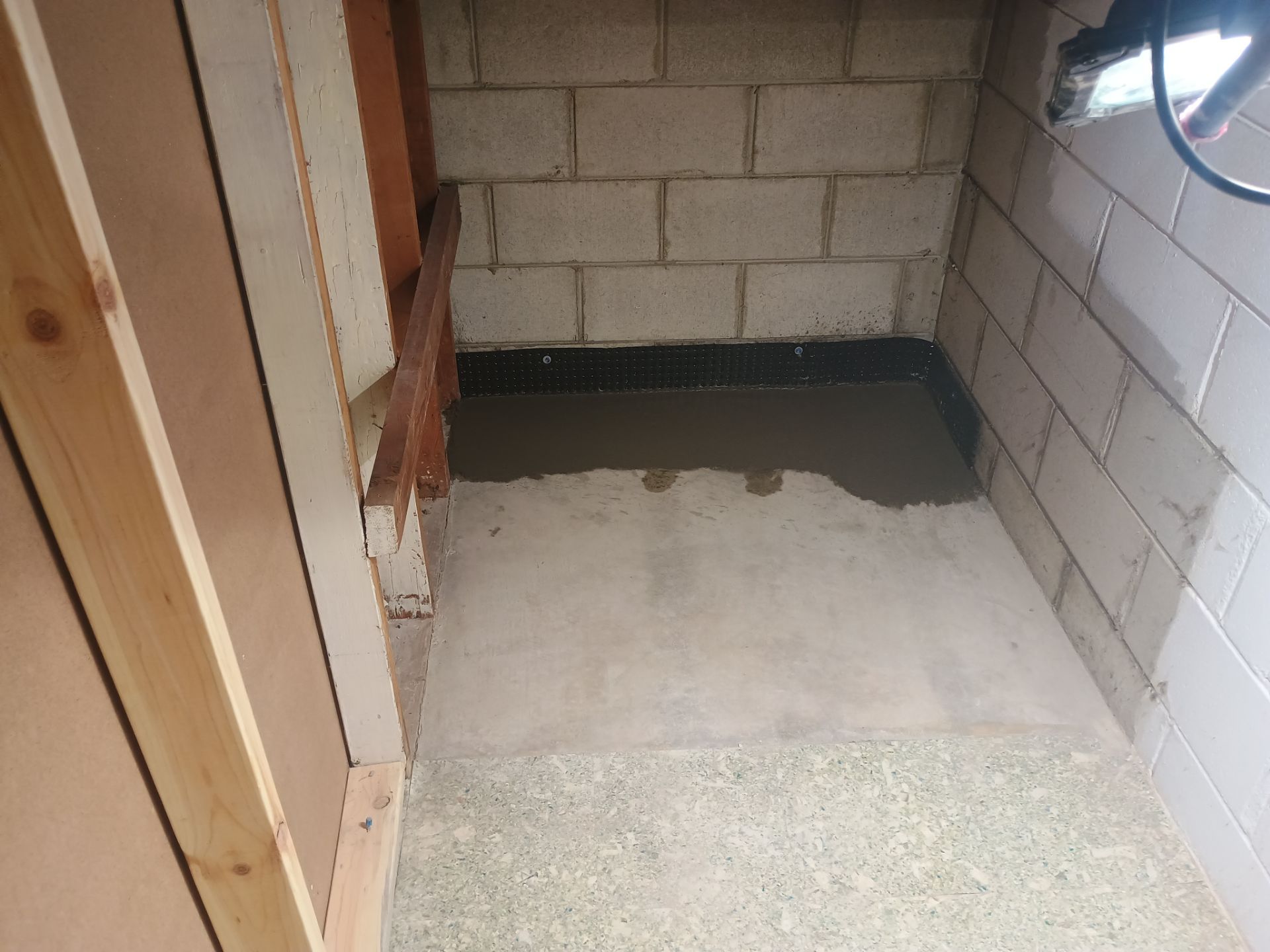 Drain Tile in Roseville for Carston by Waterproofing Northeast