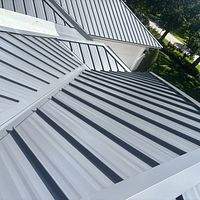 24ga 1.5" Mechanical Seam Charcoal Gray  by Total Roofing System The Metal Roof Experts