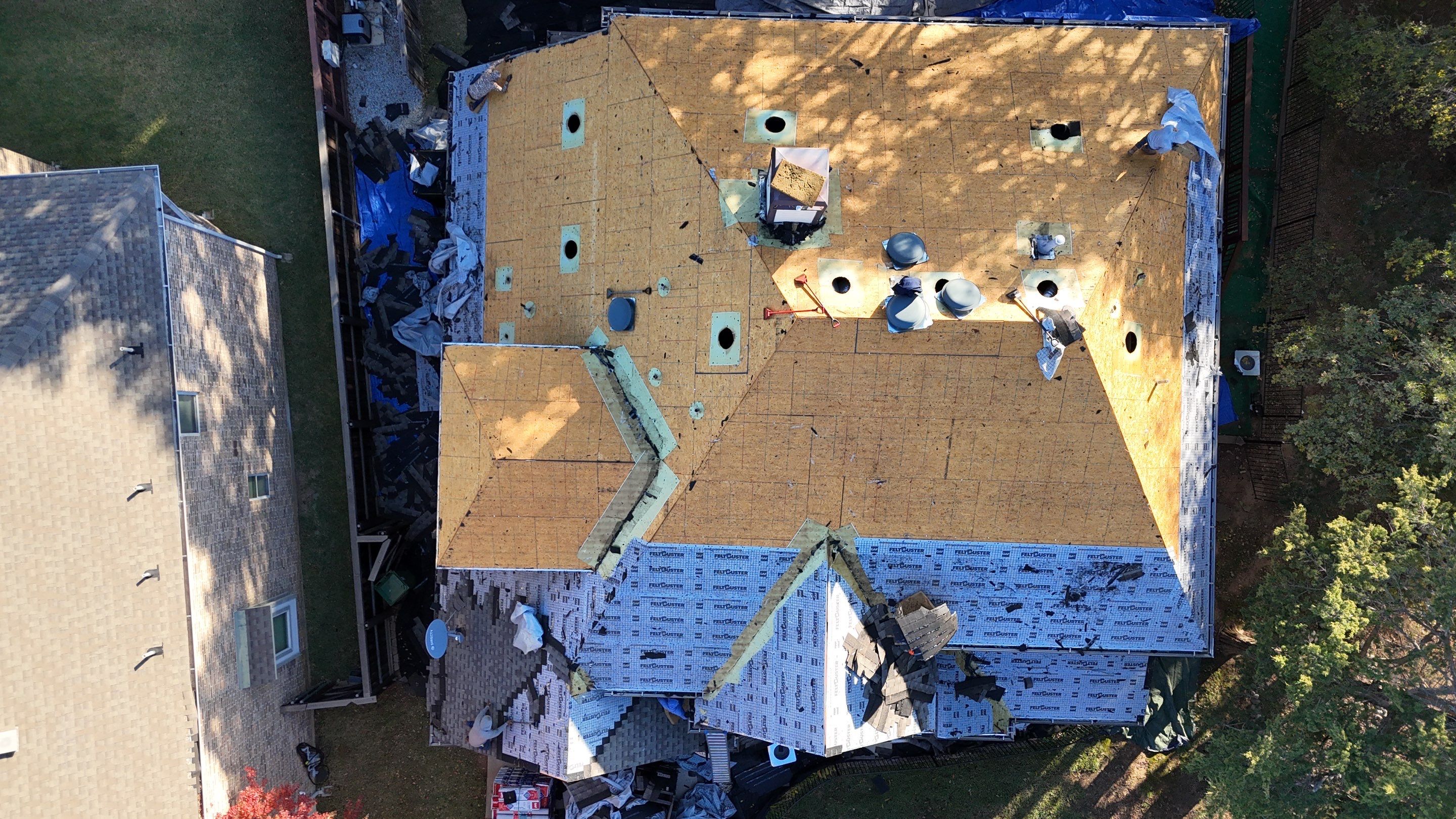 Grapevine Texas Project - Retail Roof Replacement  by First United Roofing & Construction