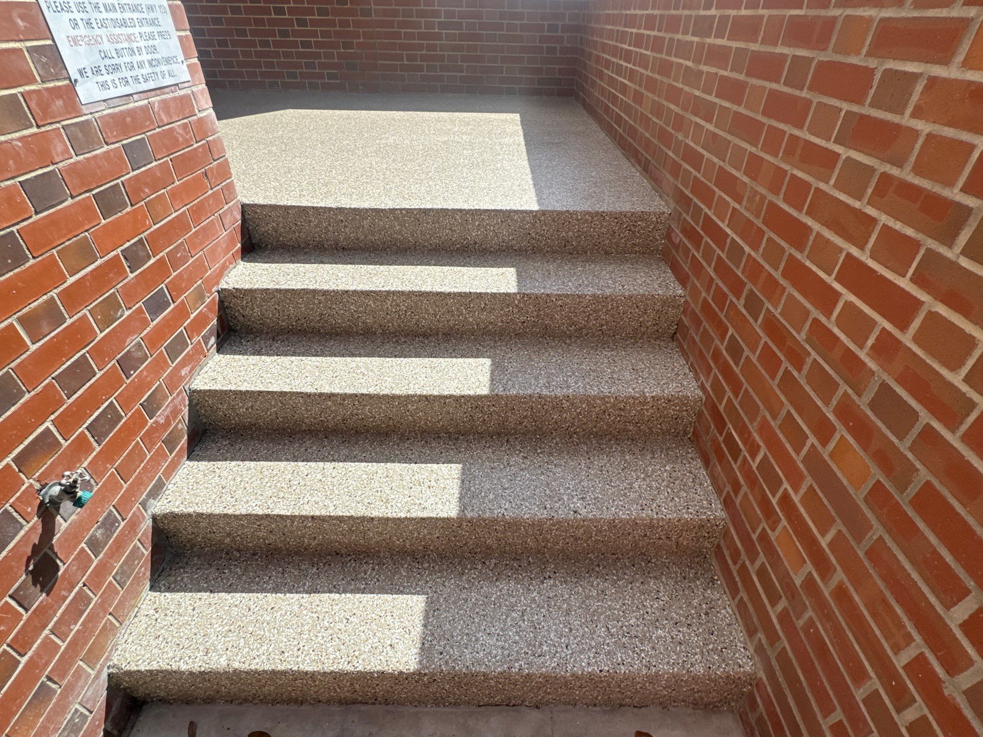 Lake Butler Courthouse in Lake Butler, FL in Pebble Beach by Cross Creek Concrete Coatings