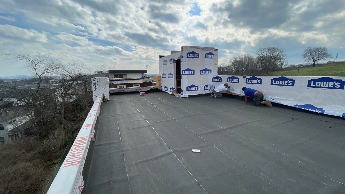 Residential Roofing Installation using TPO by Undersun Roofing 