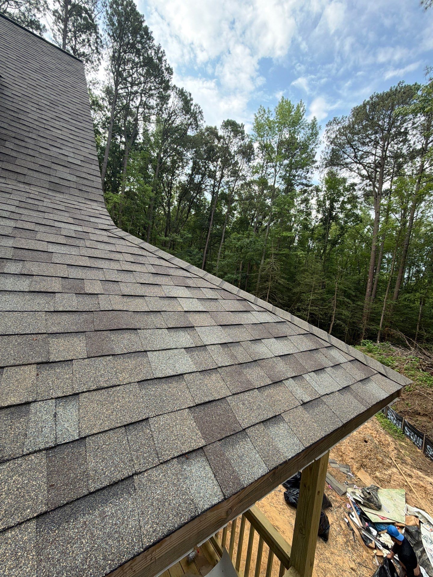 Custom New Home Roof Install in Heathsville by Cade Construction
