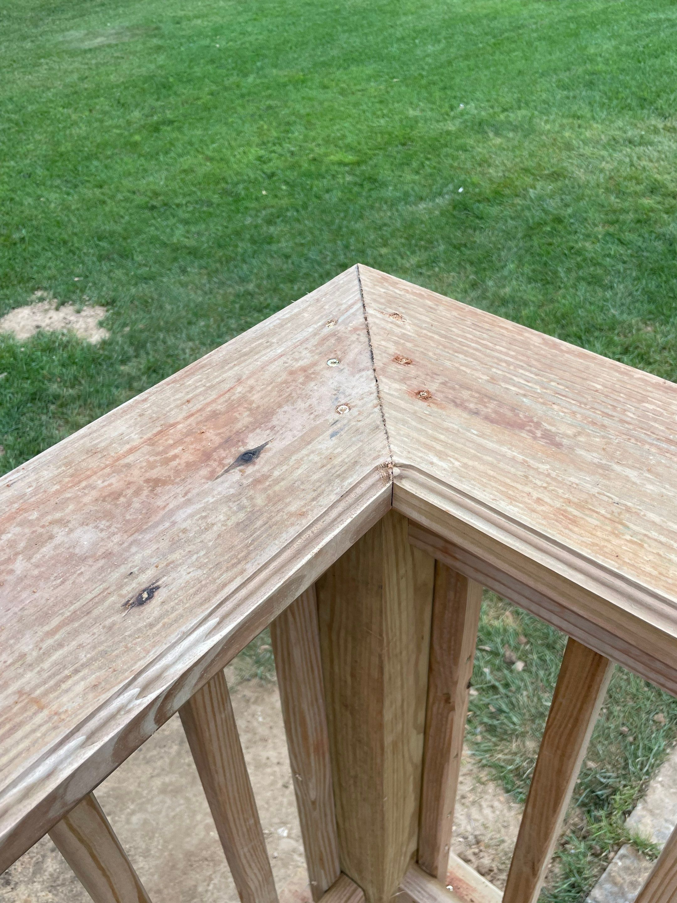 Deck Installation using Treated Lumber by Avalon Roofing and Exteriors