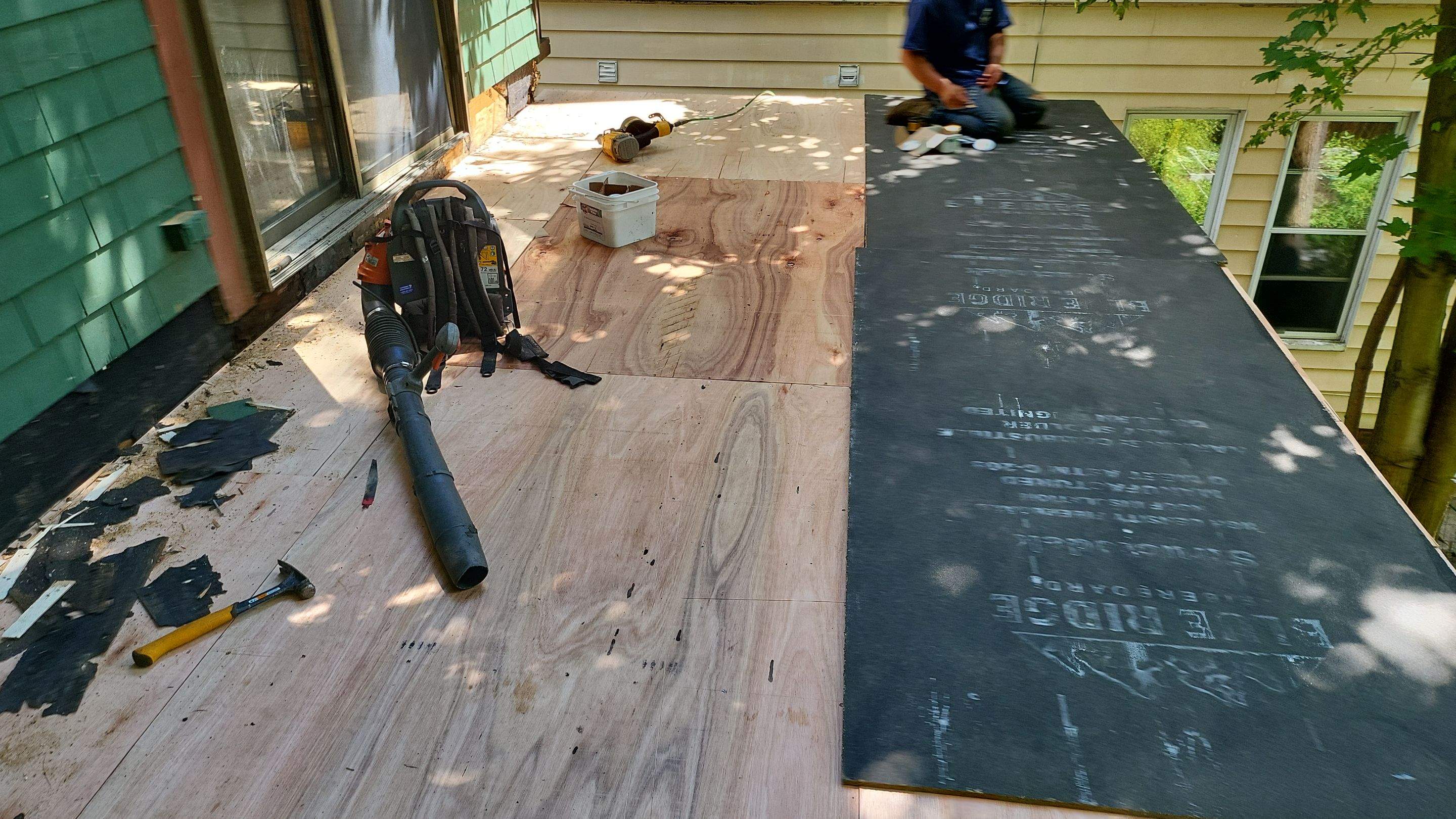 Deck Installation using EPDM substrate by A Plus Exterior