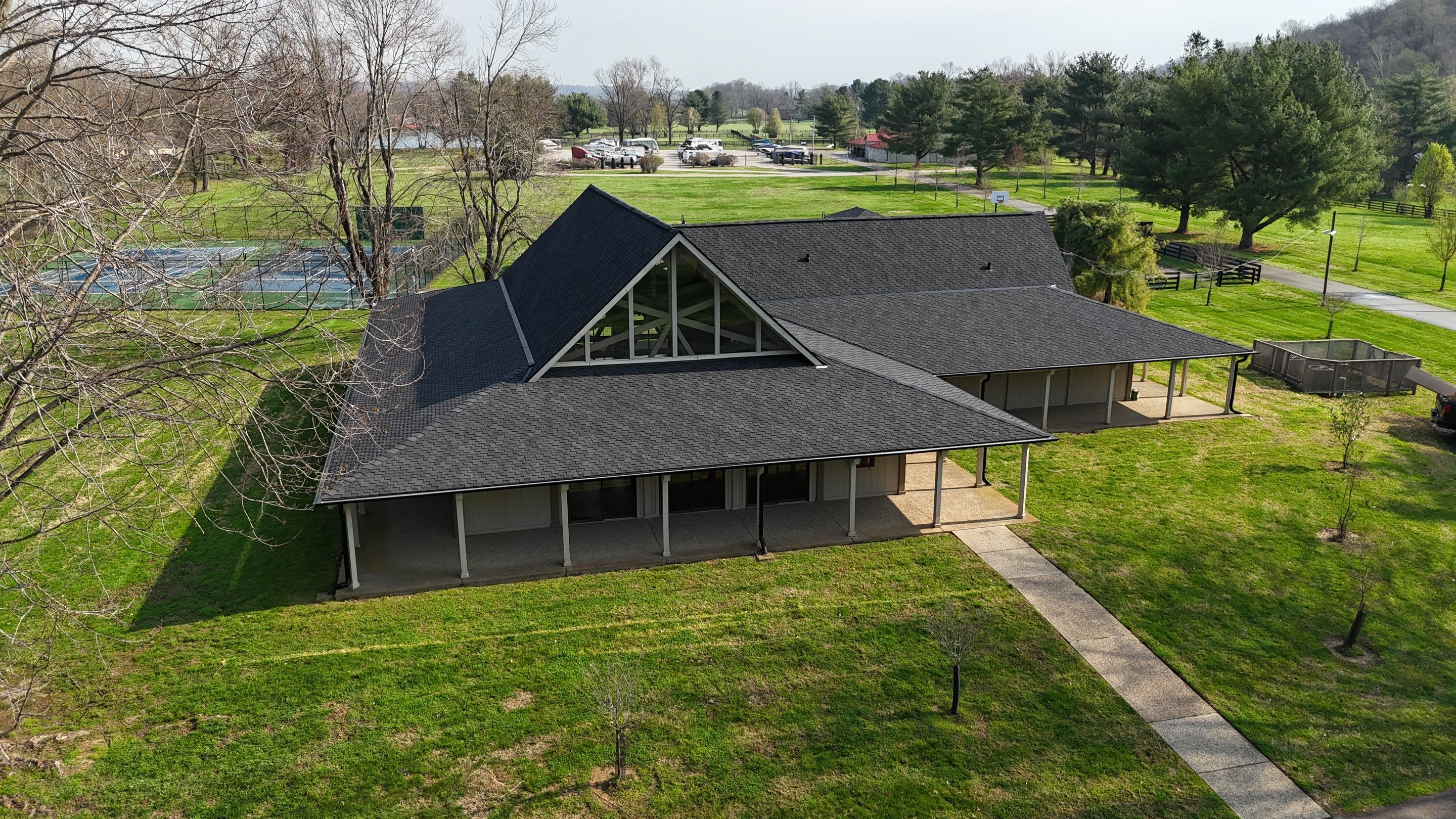 Cardinal Harbour Clubhouse Roof Replacement by GreenForce Restoration