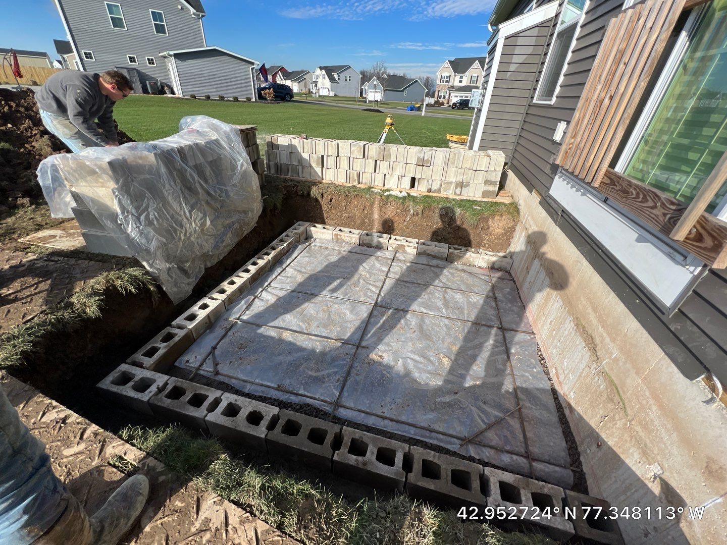 Block Foundation Addition by NG Masonry & Construction LLC