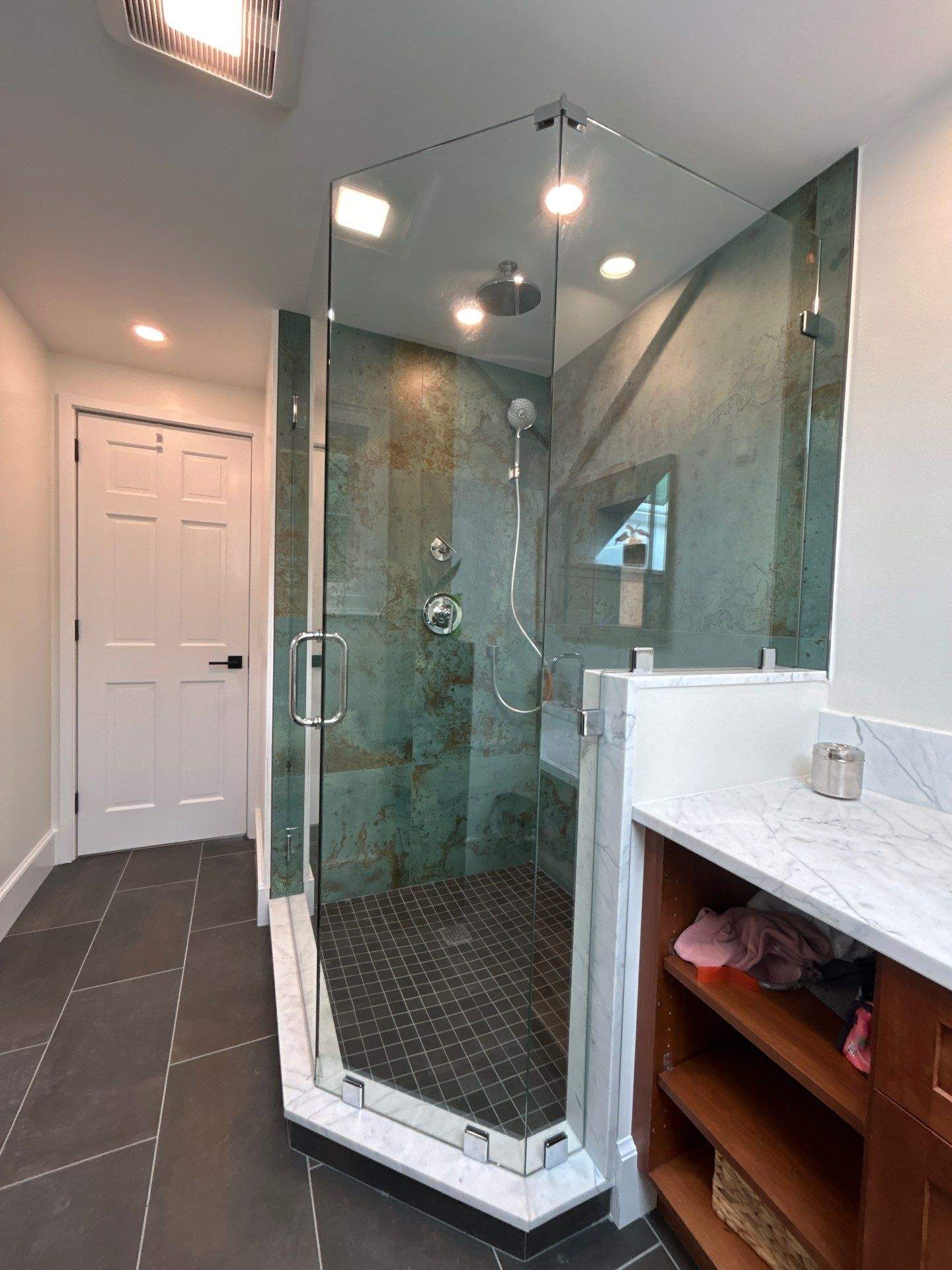 Multiple Frameless Showers by Cheshire Glass Company
