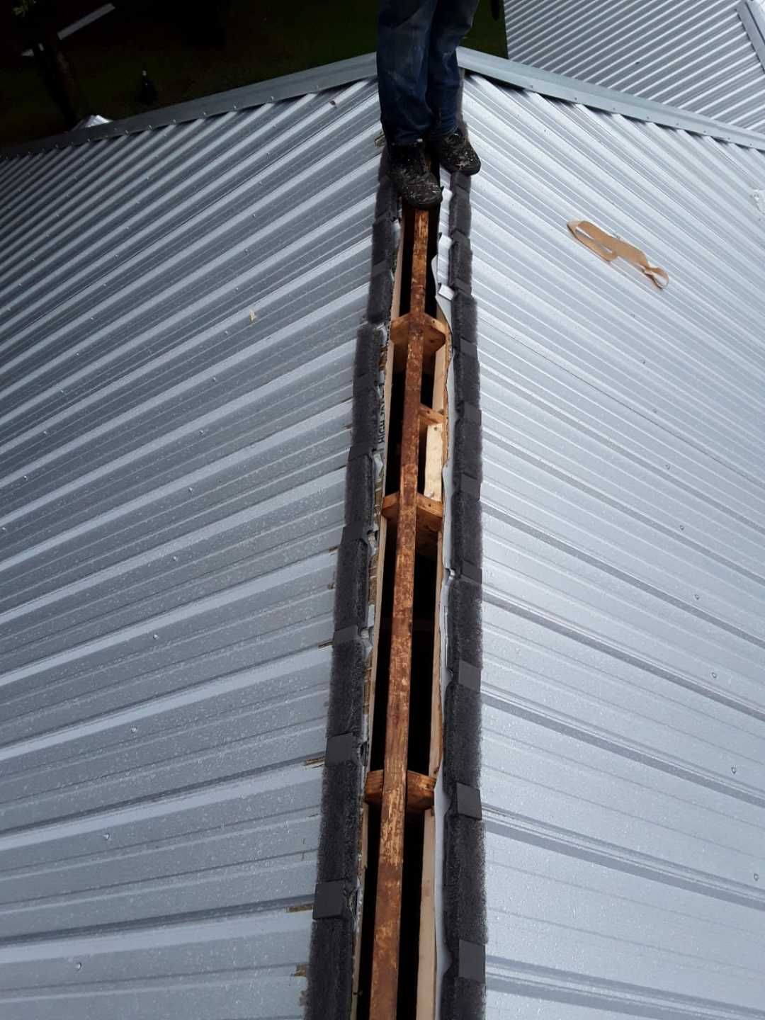 Residential Roofing Installation using Metal roofing by American Roofing & Construction LLC