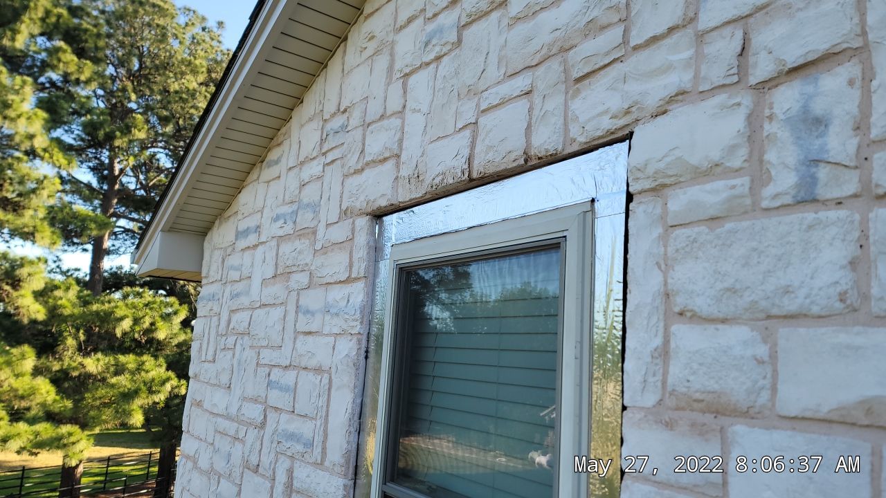 Leak Repair over Master Bedroom and Bathroom by Tex-Line Roofing