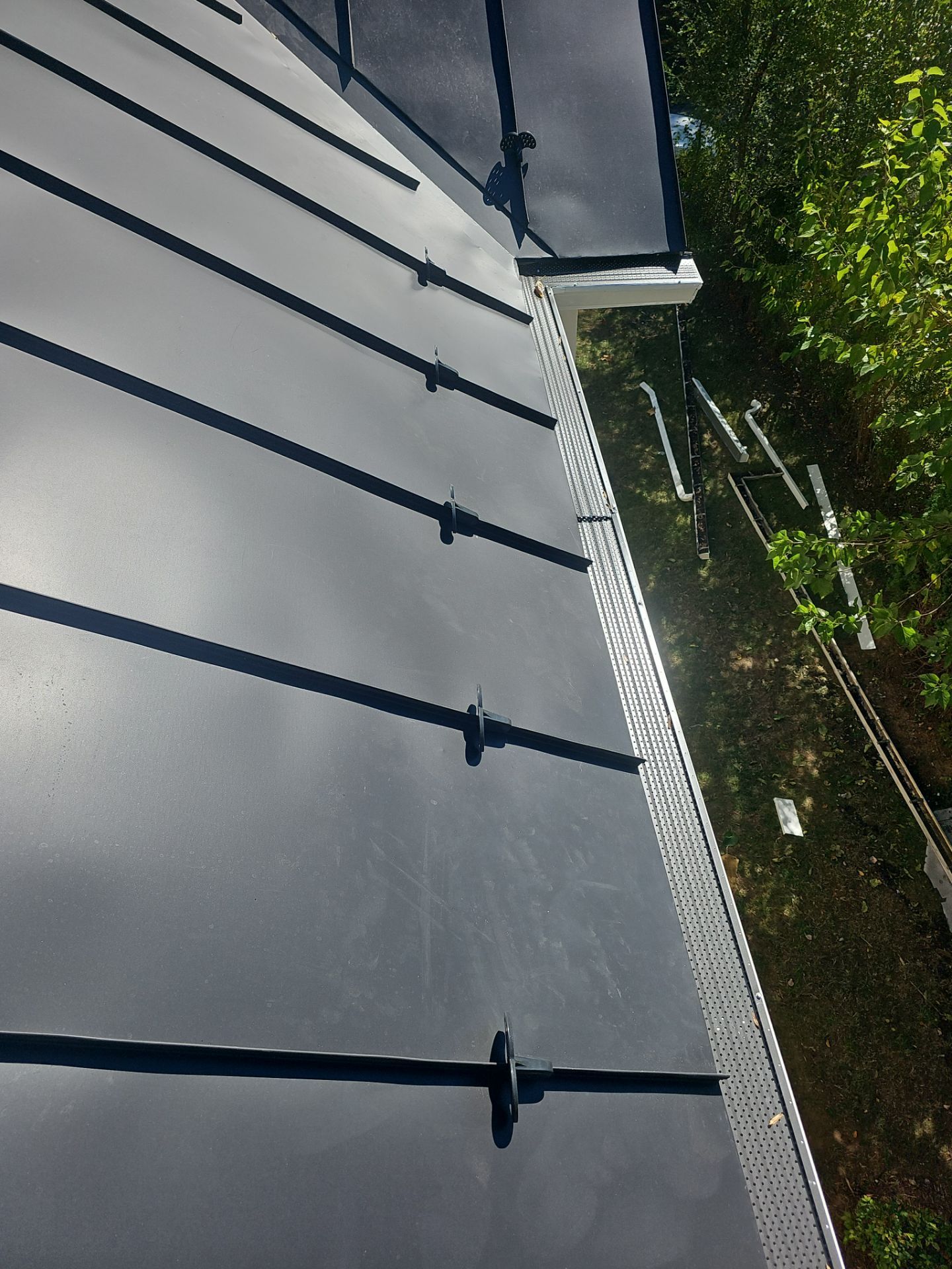 Metal Roof and Gutter Replacement by Winchester Roofing