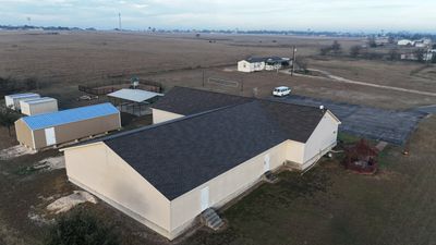 Commercial Roofing Installation using GAF - HDZ - Weathered Wood