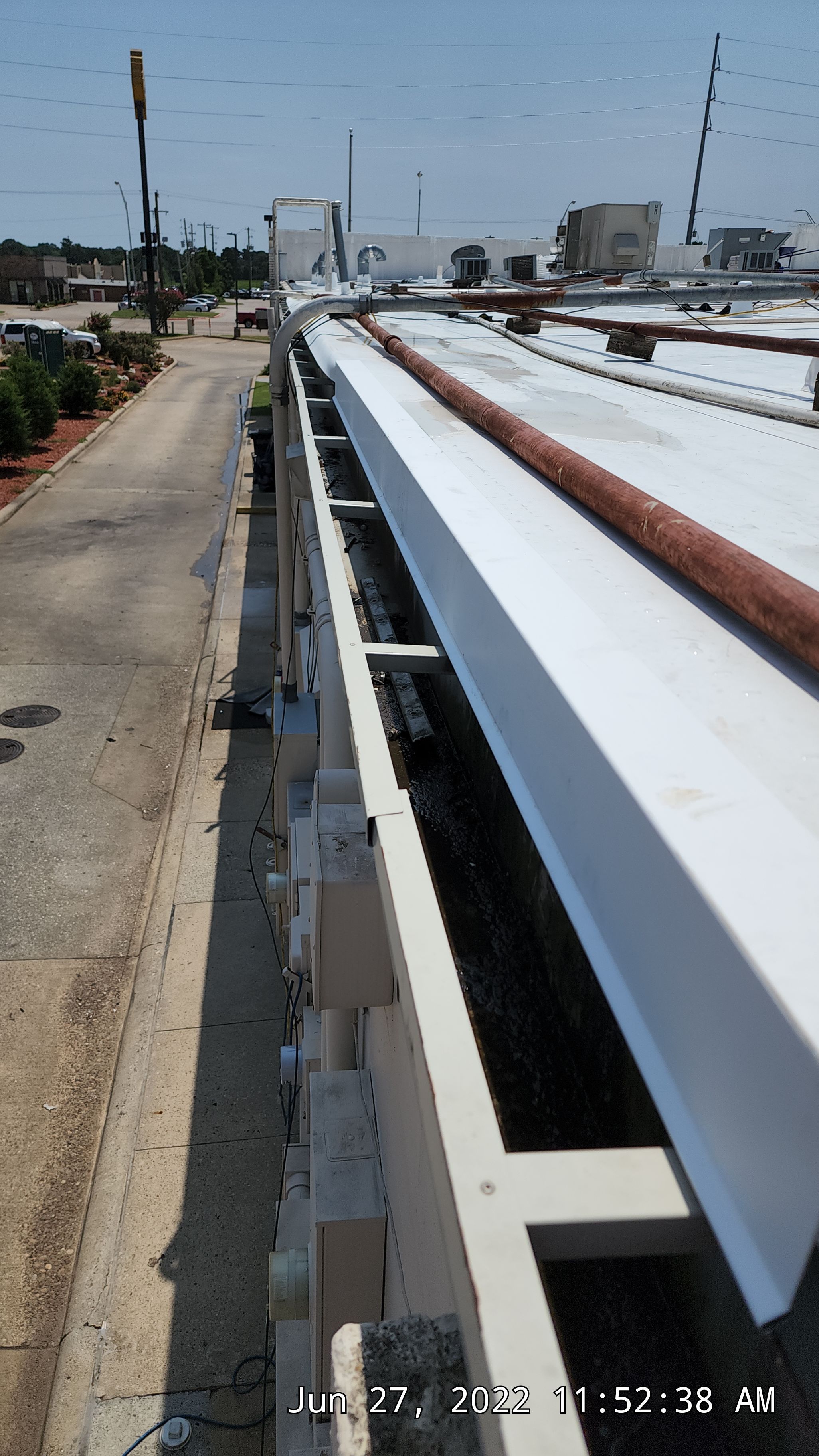 Commercial Roofing Installation using 50 mil PVC by Hostetler Roofing