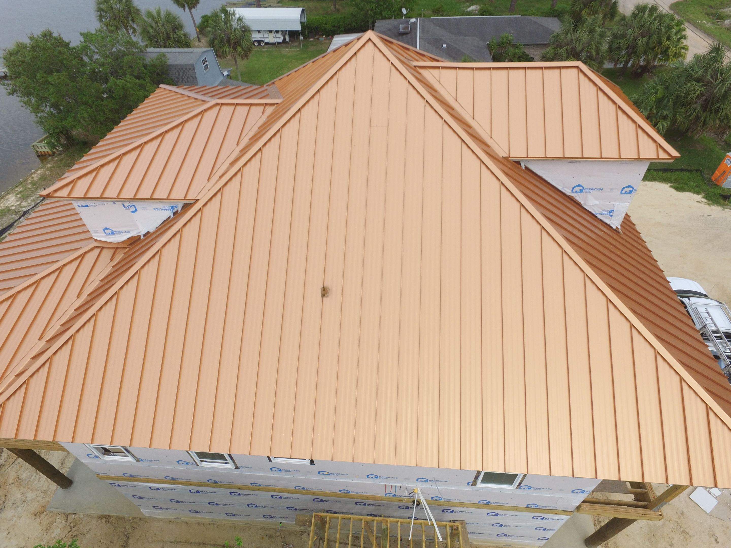 Standing Seam Install by Professional Roofing Company