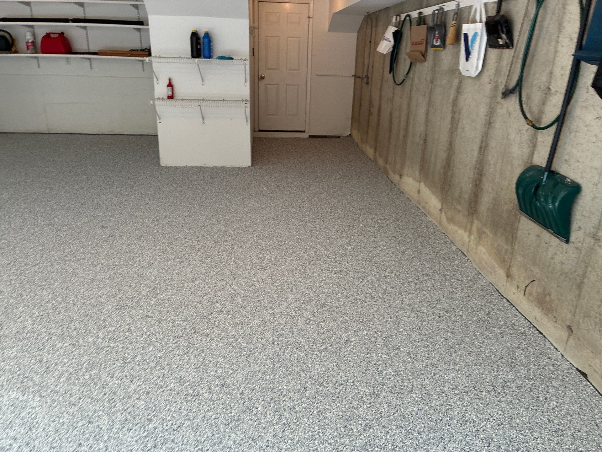 Tidal Wave Concrete Floor Coating Transformation by DiGiorgi Roofing and Siding Inc