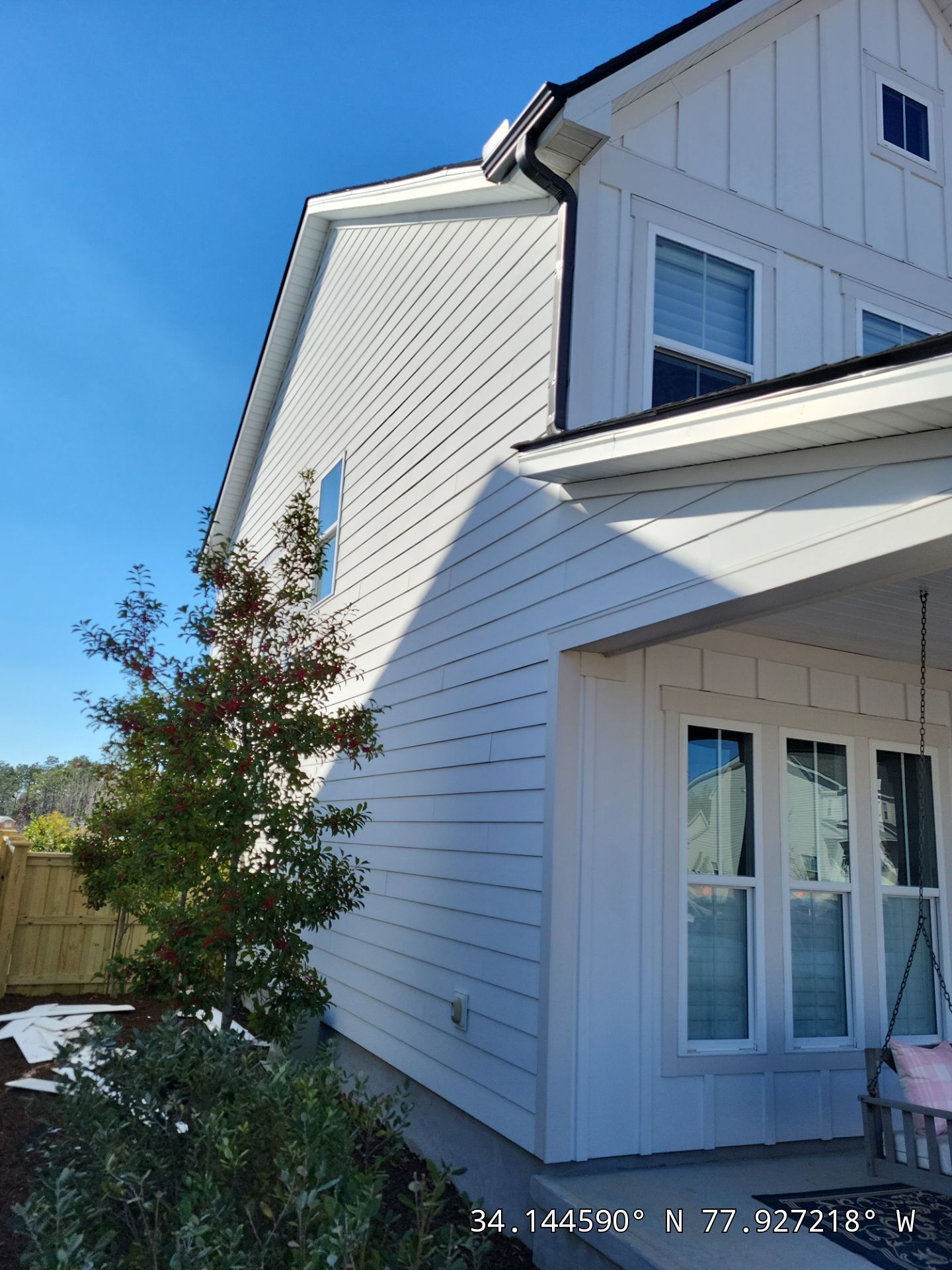 Insurance Workscope Hardie Board Repair using James Hardie HZ10 Plank Smooth  by RGR Construction and Roofing, LLC