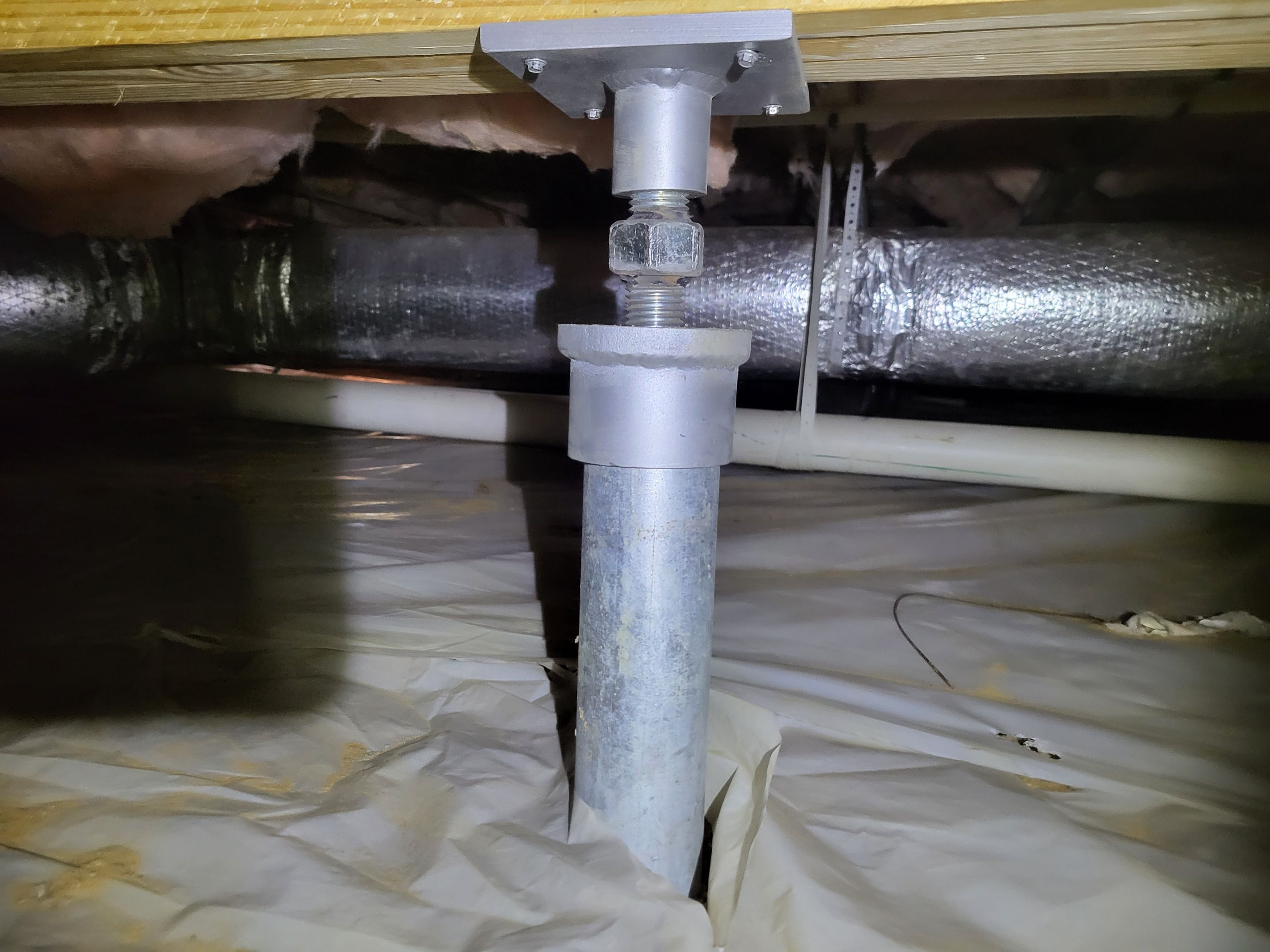 Project in Smithfield by Patriot Crawl Space Repairs