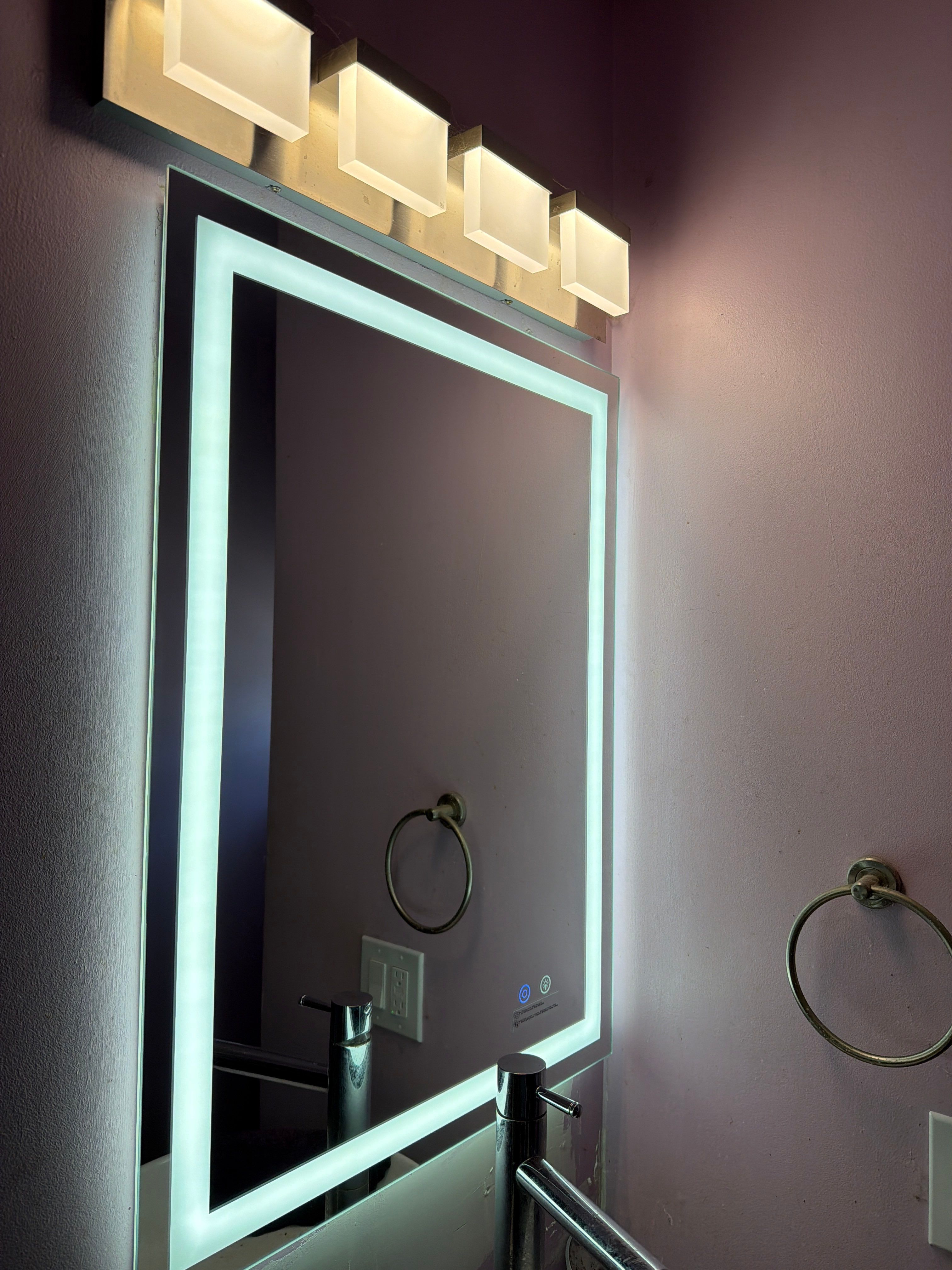Lighted Vanity Mirror Installation by Spartan Home Pros