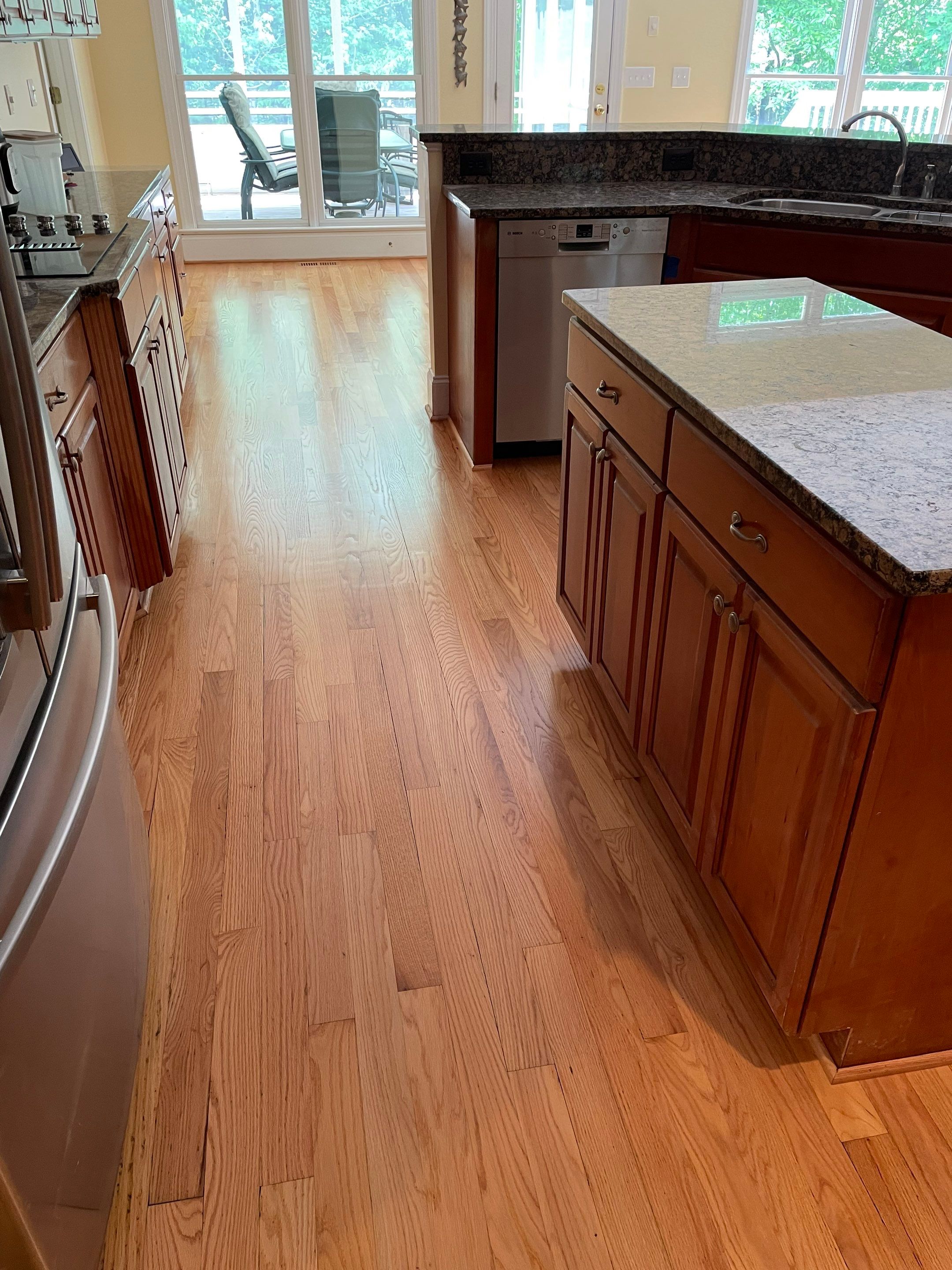 Added flooring, refinished all the floors by Accent Custom Floors