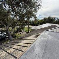 24ga 1.5" Mechanical Seam Sierra Tan by Total Roofing System The Metal Roof Experts