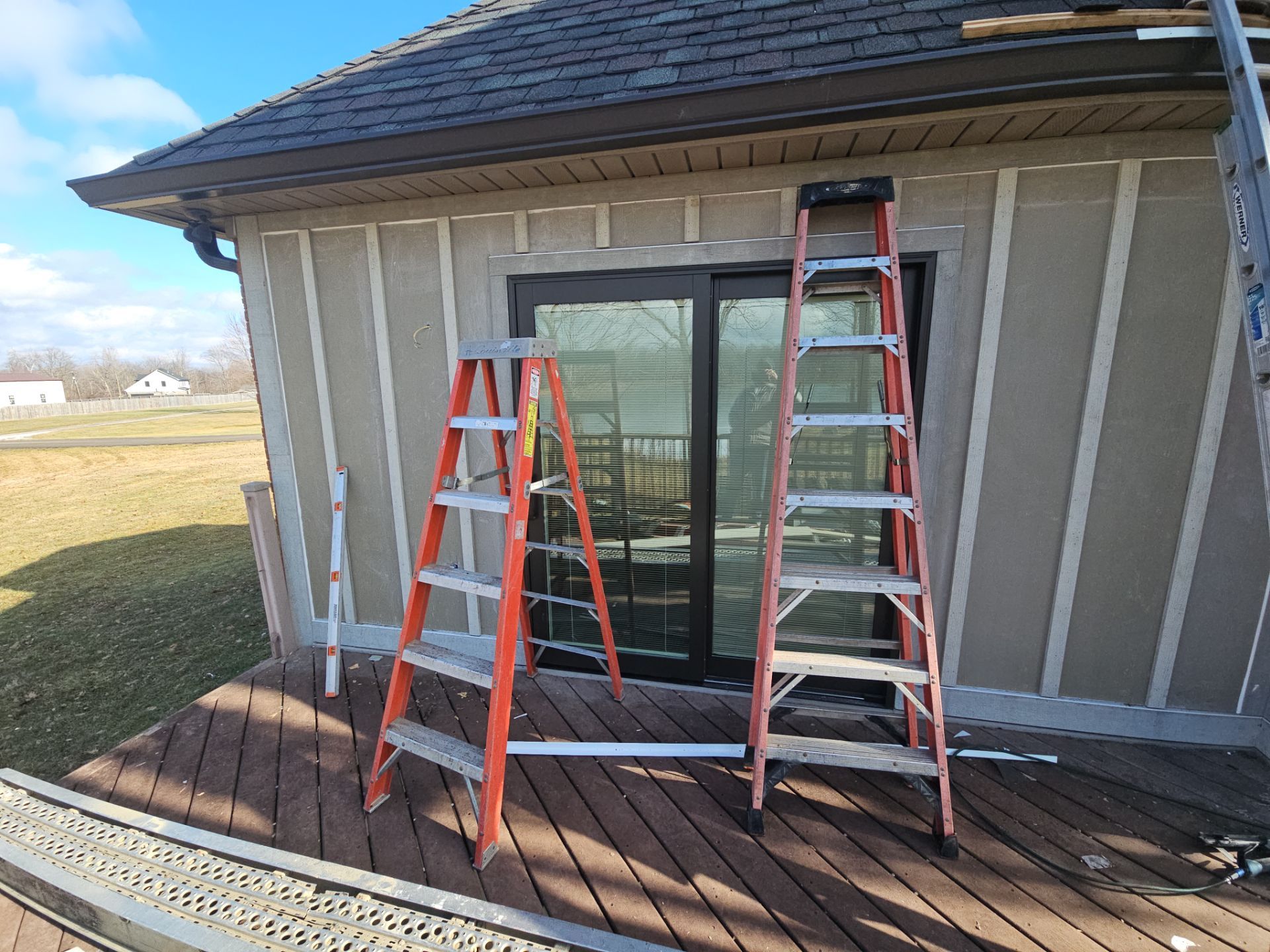 Siding Installation using James Hardie Board & Batten and James Hardie Shakes by Koontz Construction