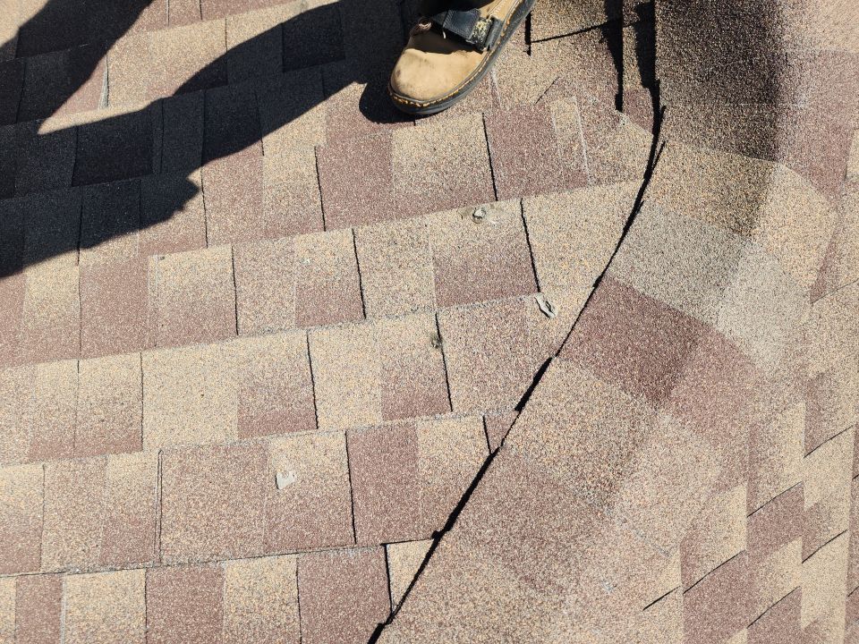 Insurance Claim Roof and Gutters using GAF Timberline HD Barkwood by Tex-Line Roofing