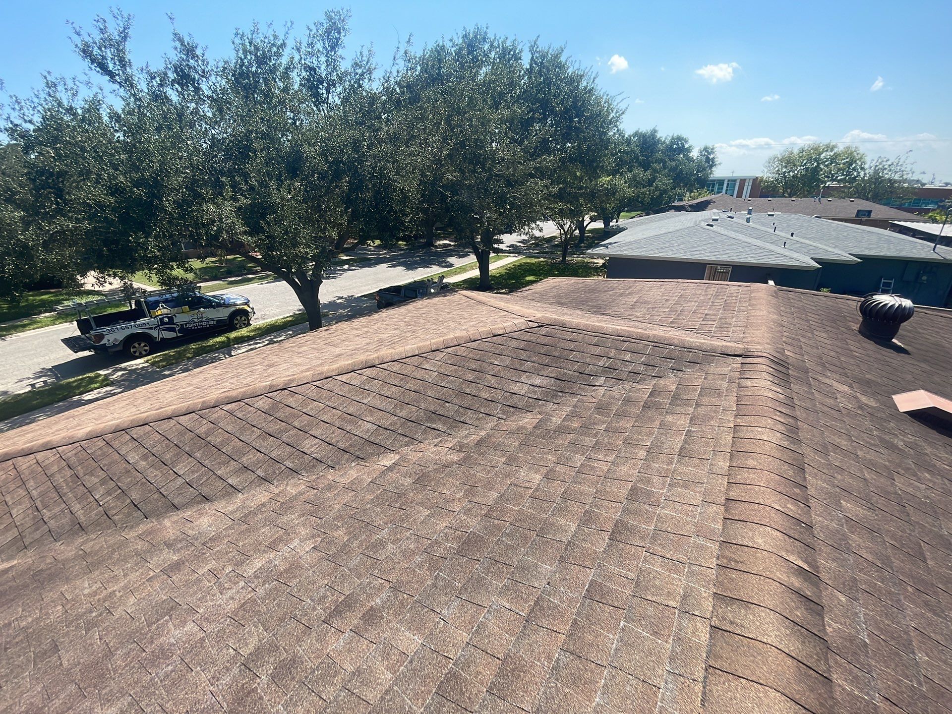 Residential Roofing Installation using GAF HDZ Shakewood by Lighthouse Roofing