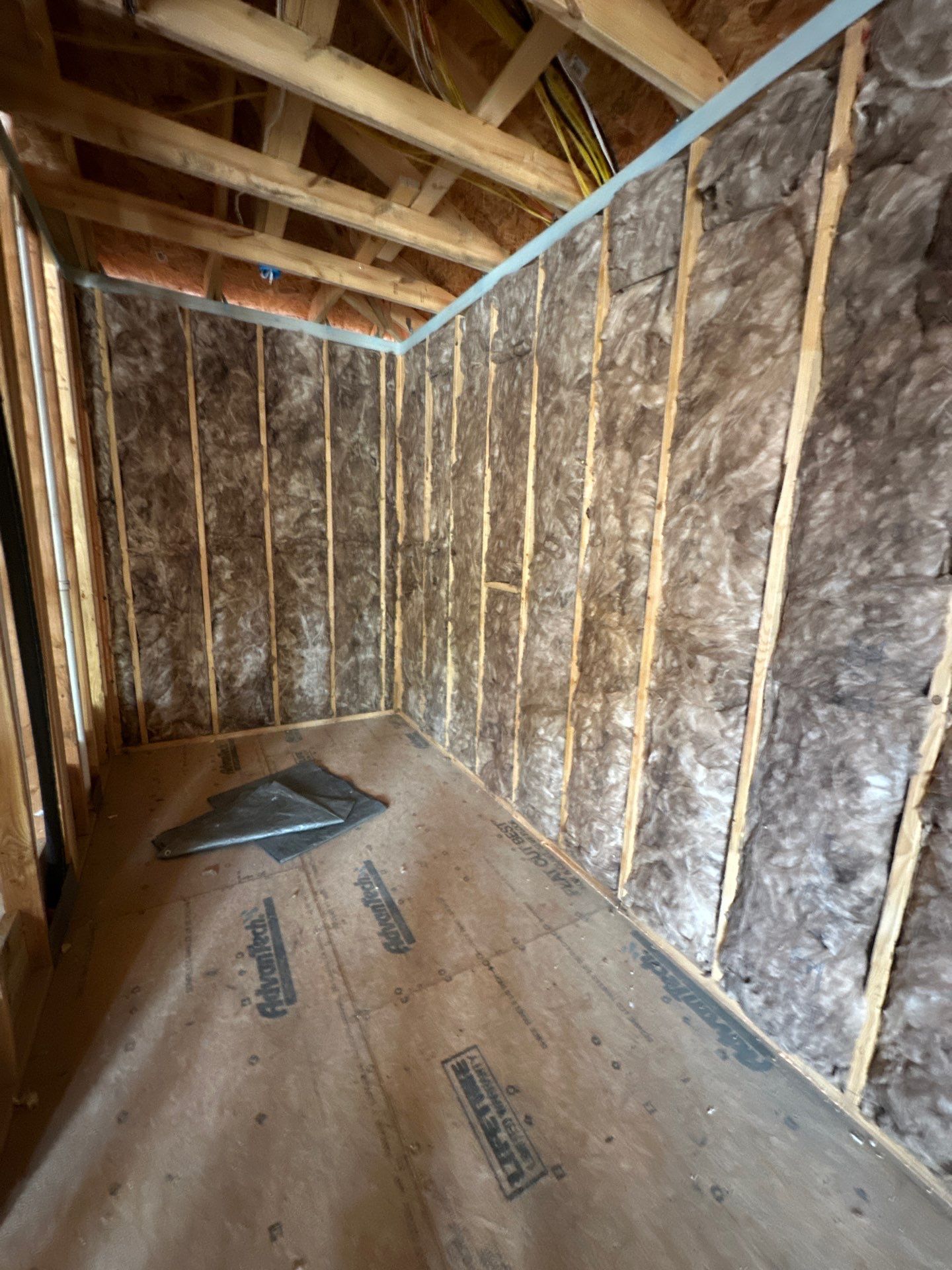 Full install on this new beautiful custom home in Dallas by Apex Insulation Solutions