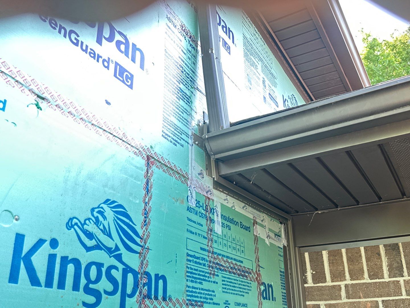 Siding Installation using Ascend 7" Composite Flagship Brown by 180 Contractors