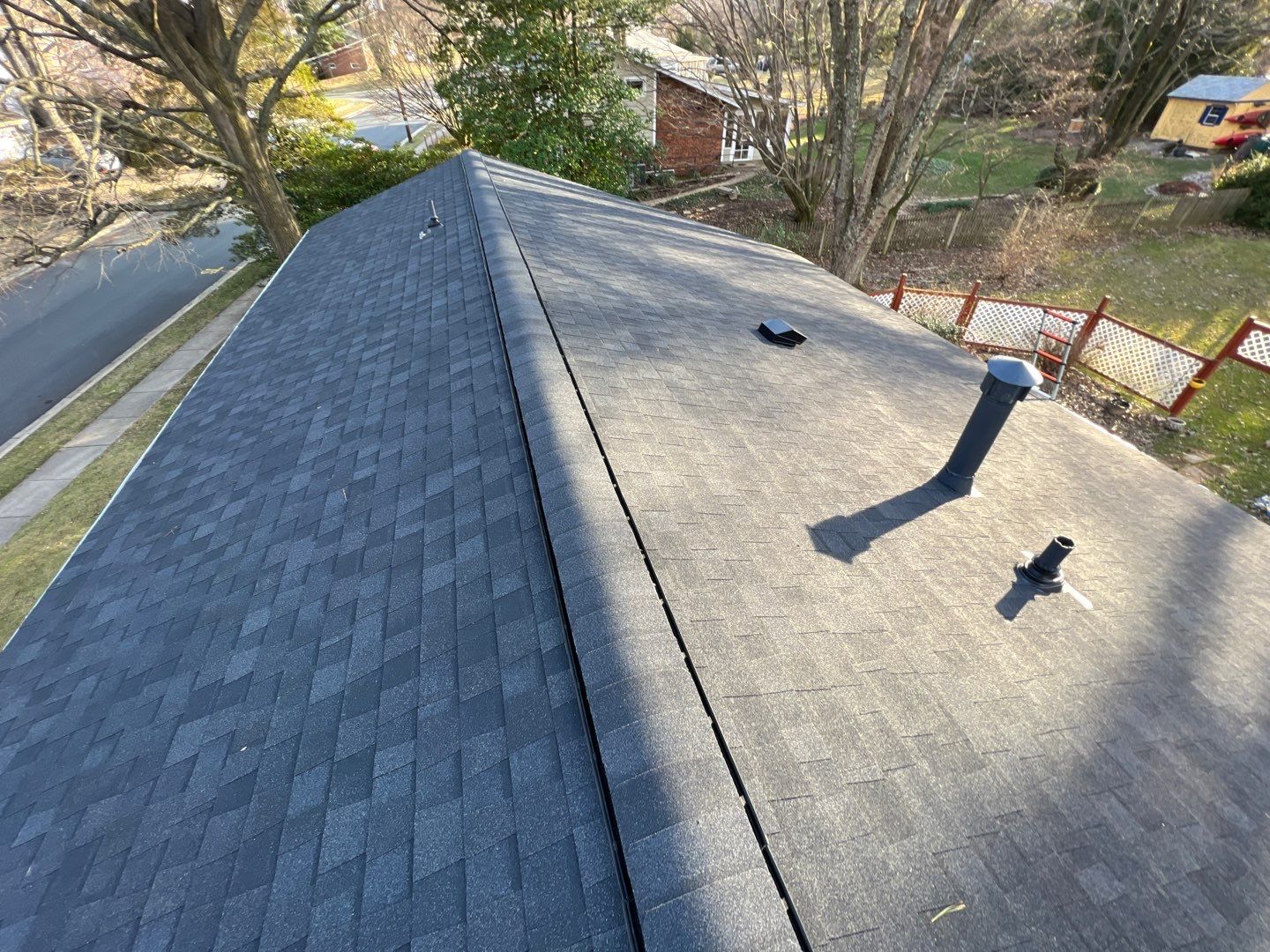 Fairfax: CertainTeed Landmark Pro Designer Shingles in Max Def Charcoal Black by RM Banning, Inc.