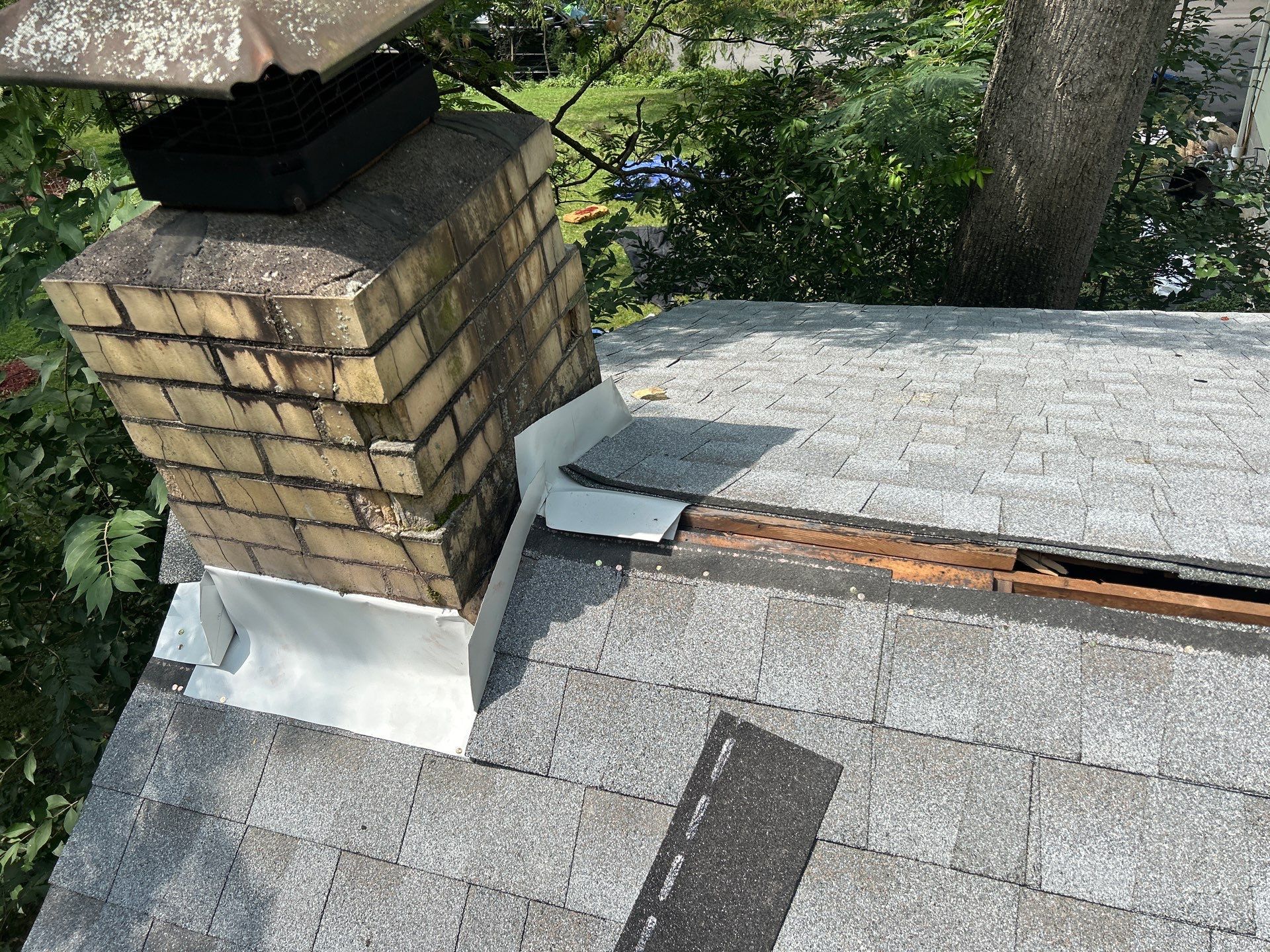 Residential Roofing Installation using GAF Timberline HDZ Fox Hollow Grey by Rainstoppers Roofing