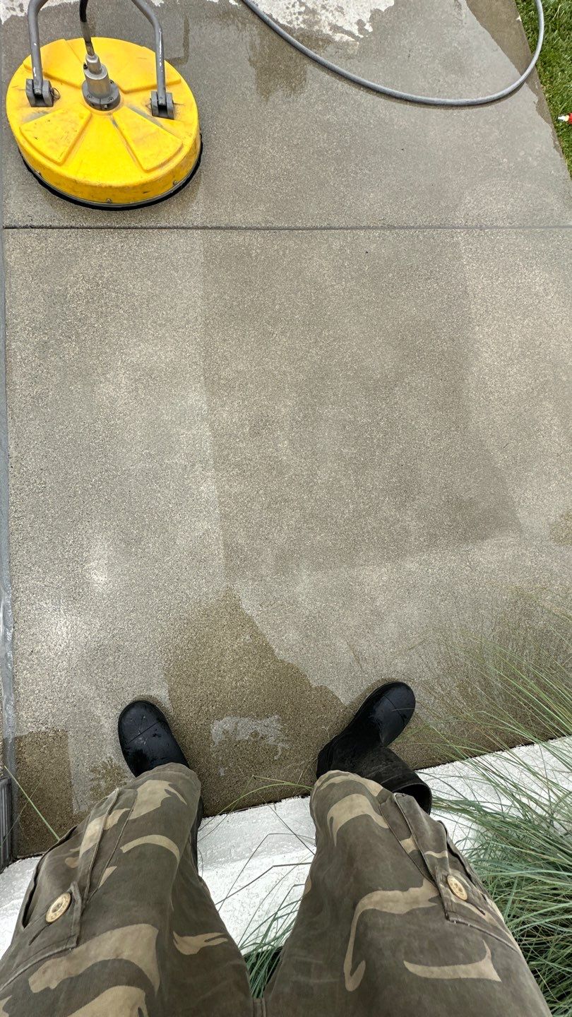 Trifecta Windows, Gutters, Concrete with a side of House Wash by Property Cleaning Experts