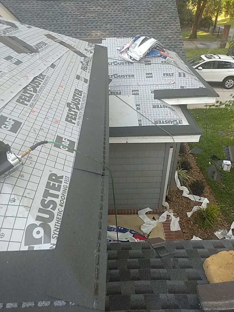 Residential Roofing Installation using Roof Replacement by American Roofing & Construction LLC