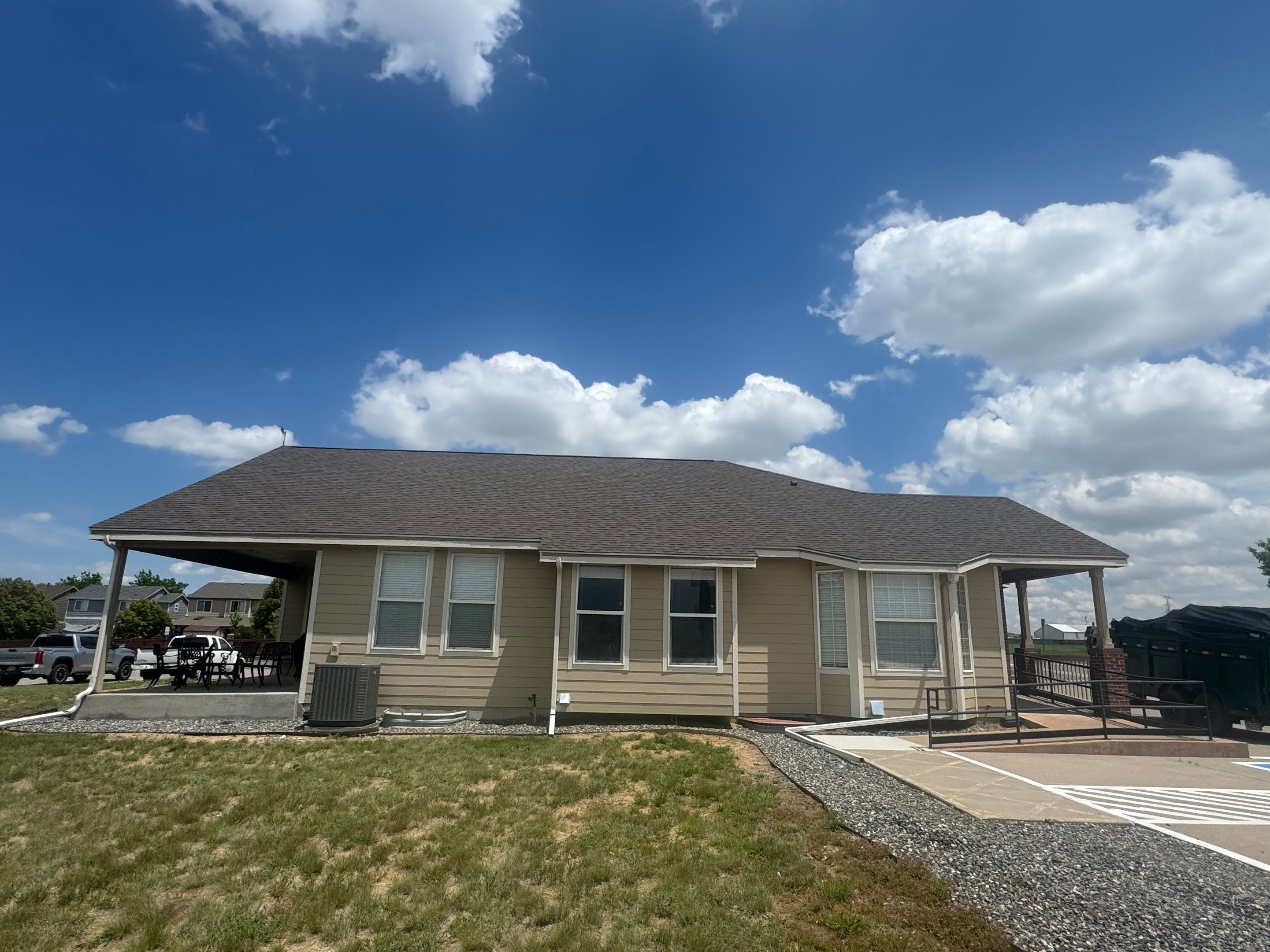 Fire Station Shingle Replacement by Blue Peaks Roofing LLC 