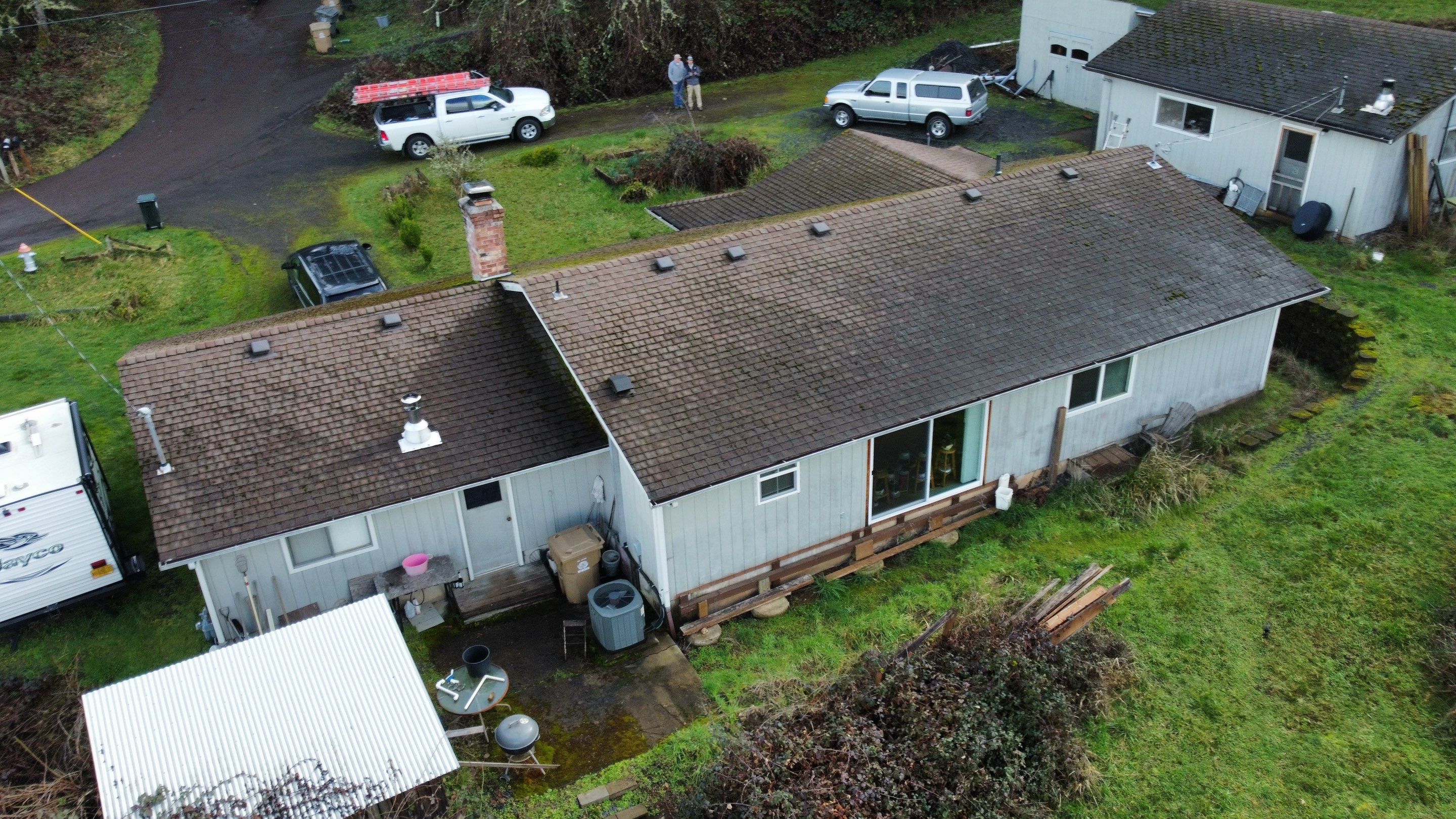 Residential Roofing Installation using IKO Dynasty (Color: Frostone Grey) by Orezona Building & Roofing Company, Inc.