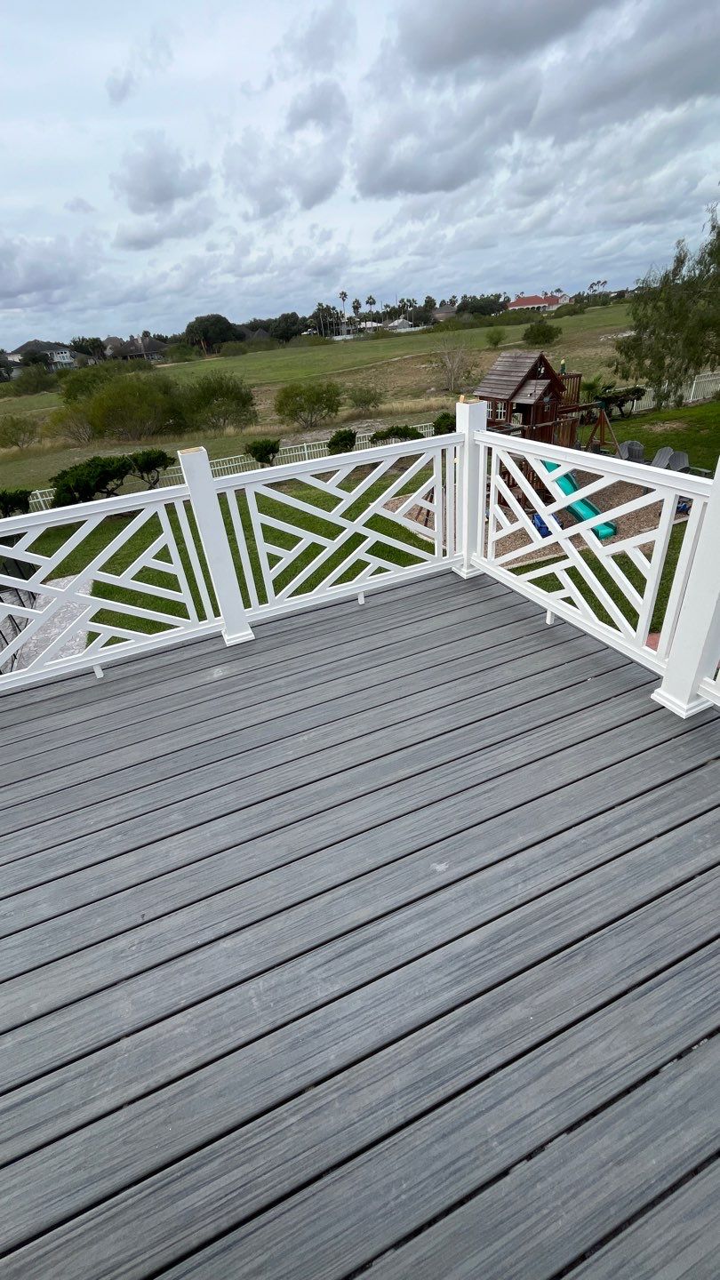 Chippendale Railings by Bayfront Roofing and Construction
