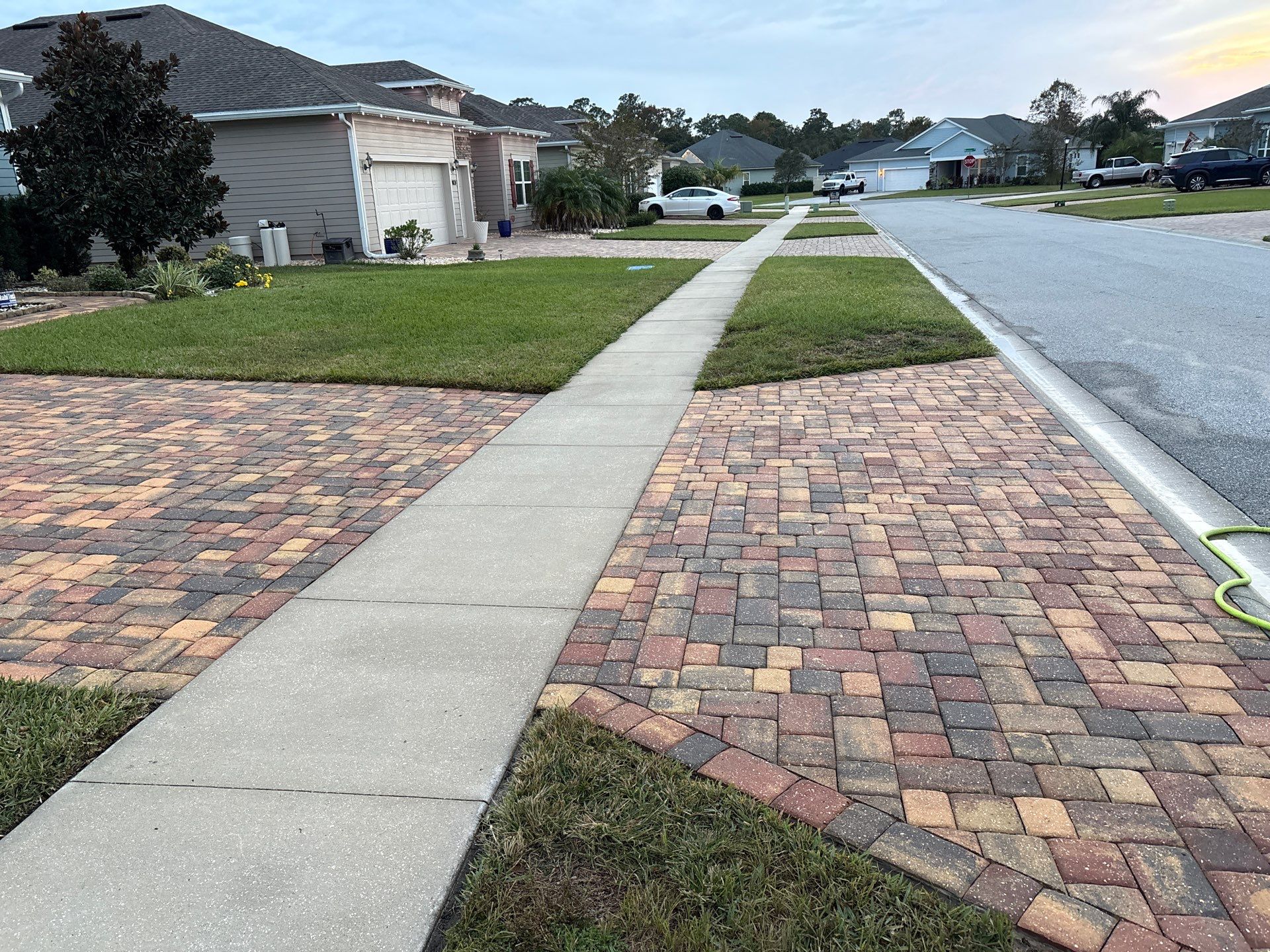 Paver Driveway using TopSeal by DuraSeal