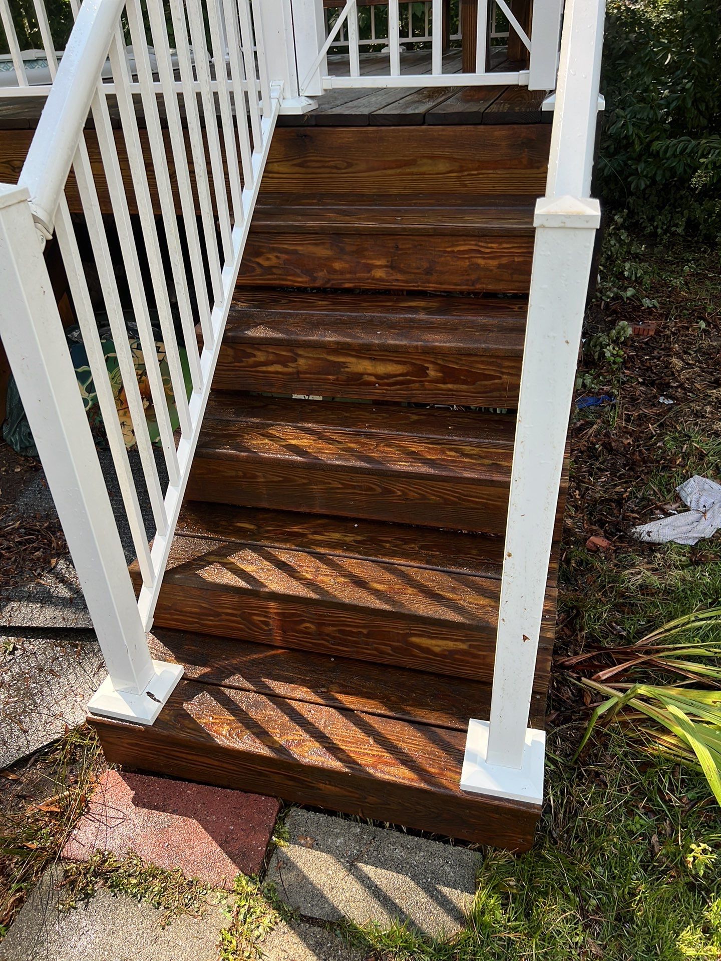 Coated Deck using Wood Sealant by DuraSeal
