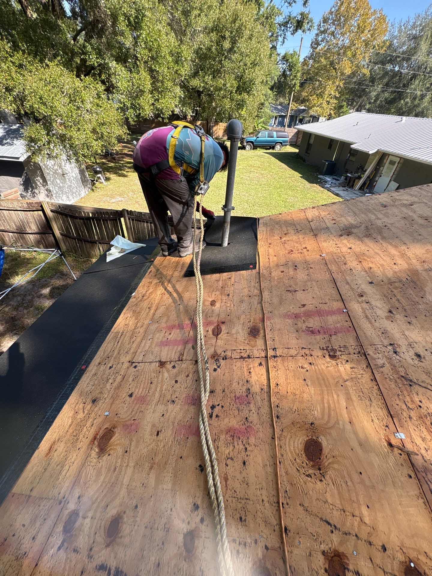 Residential Roofing Installation Featuring Tamko Titan XT Shingles in Webster by Pinnacle Roofing Group