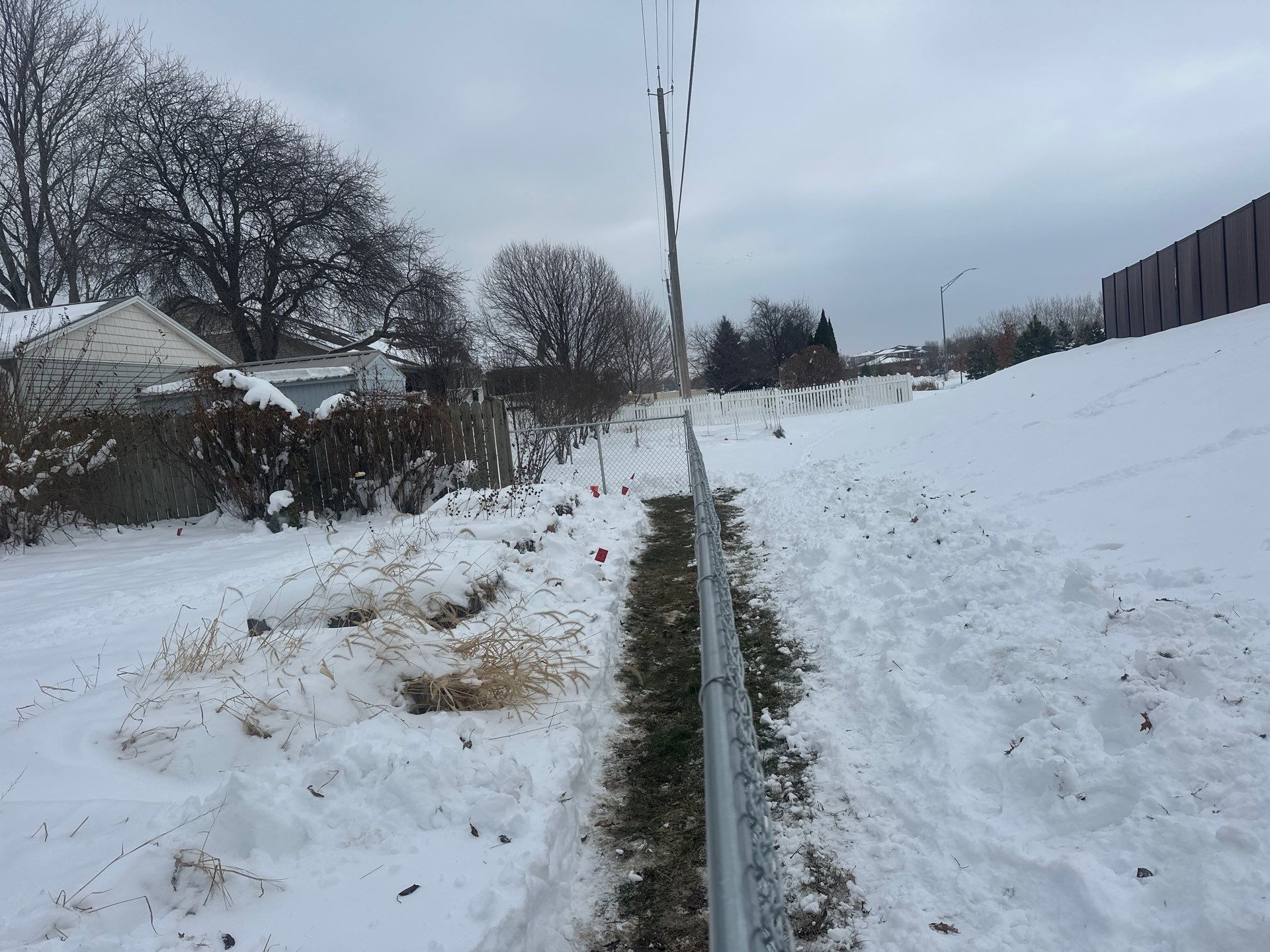 Galvanized Chain Link Fence Installation in Cedar Falls IA by Perfect Picket Fence and Stain