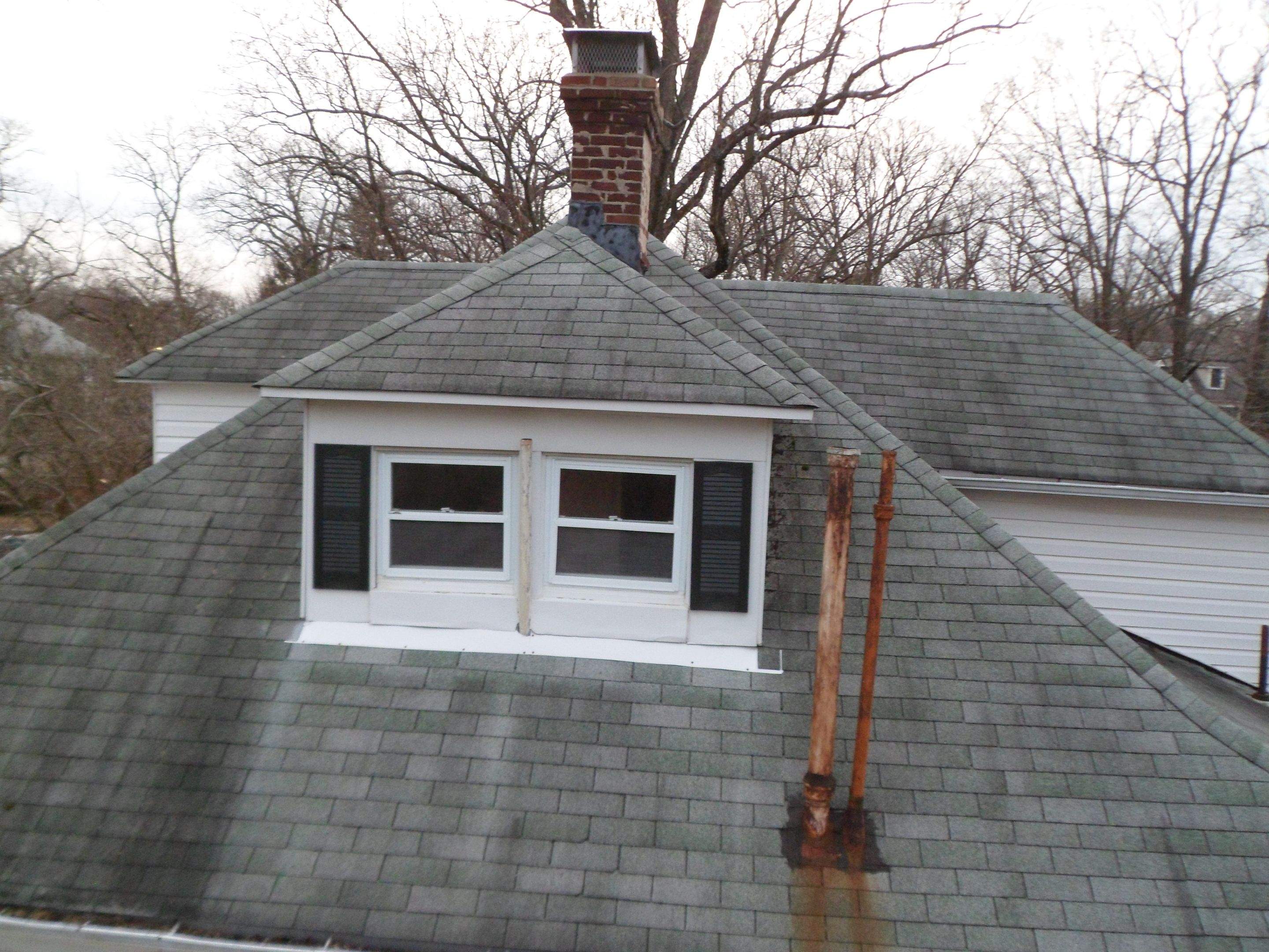 Residential Roofing Installation using Max Def Pewterwood by Alpha Design Services