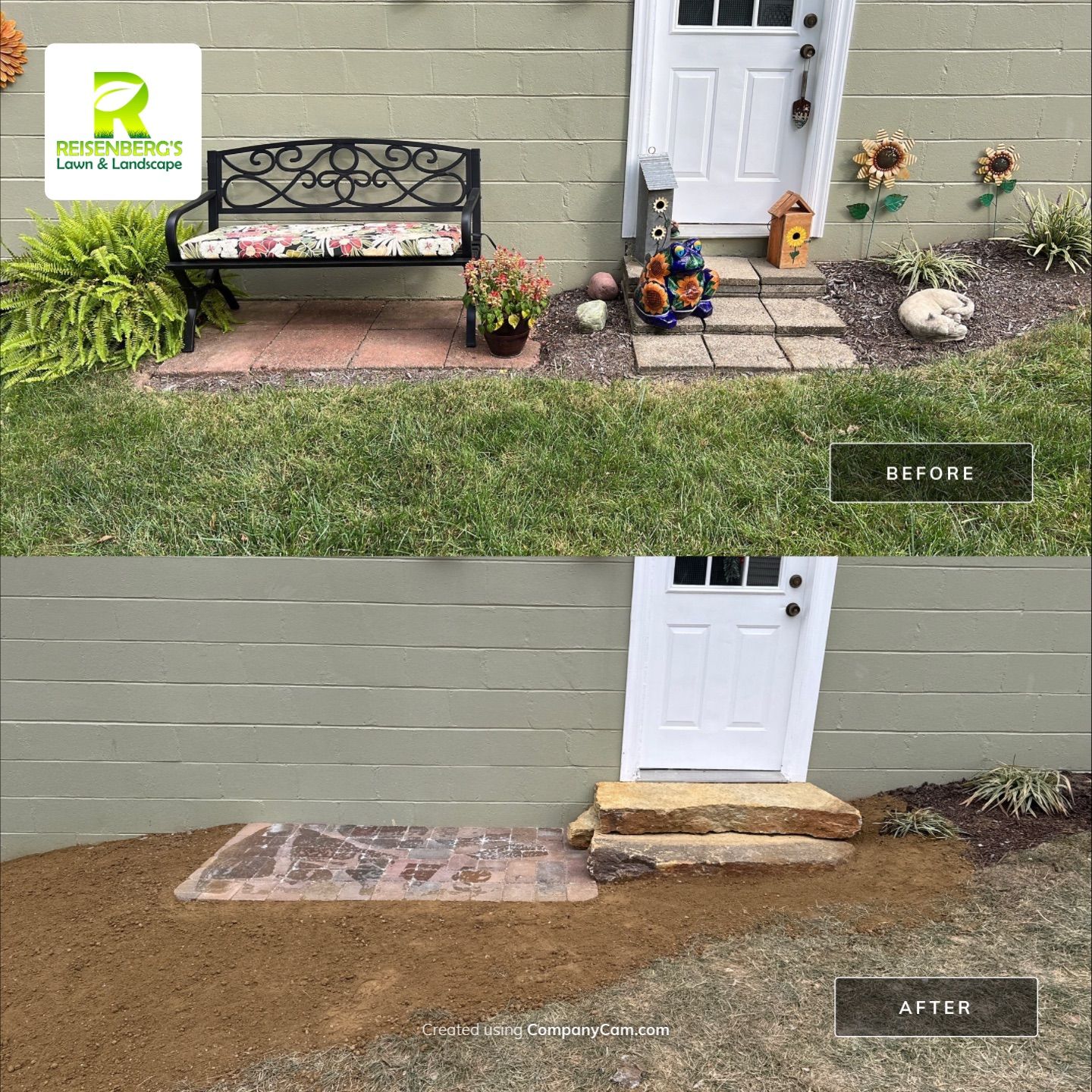 Paver and Natural Stone Installation by Reisenberg’s Lawn & Landscape, LLC