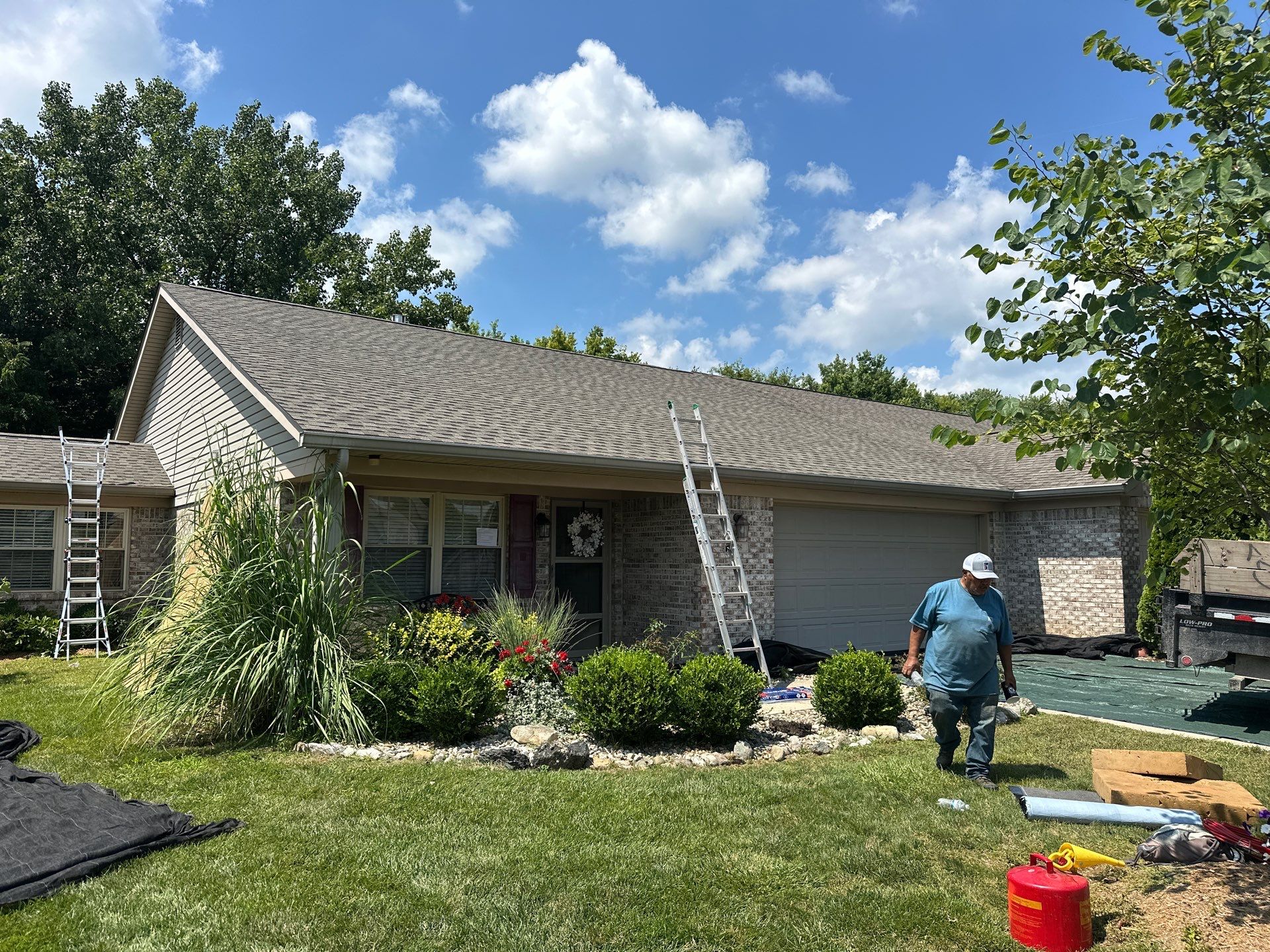 Project in Indianapolis by Moss Roofing