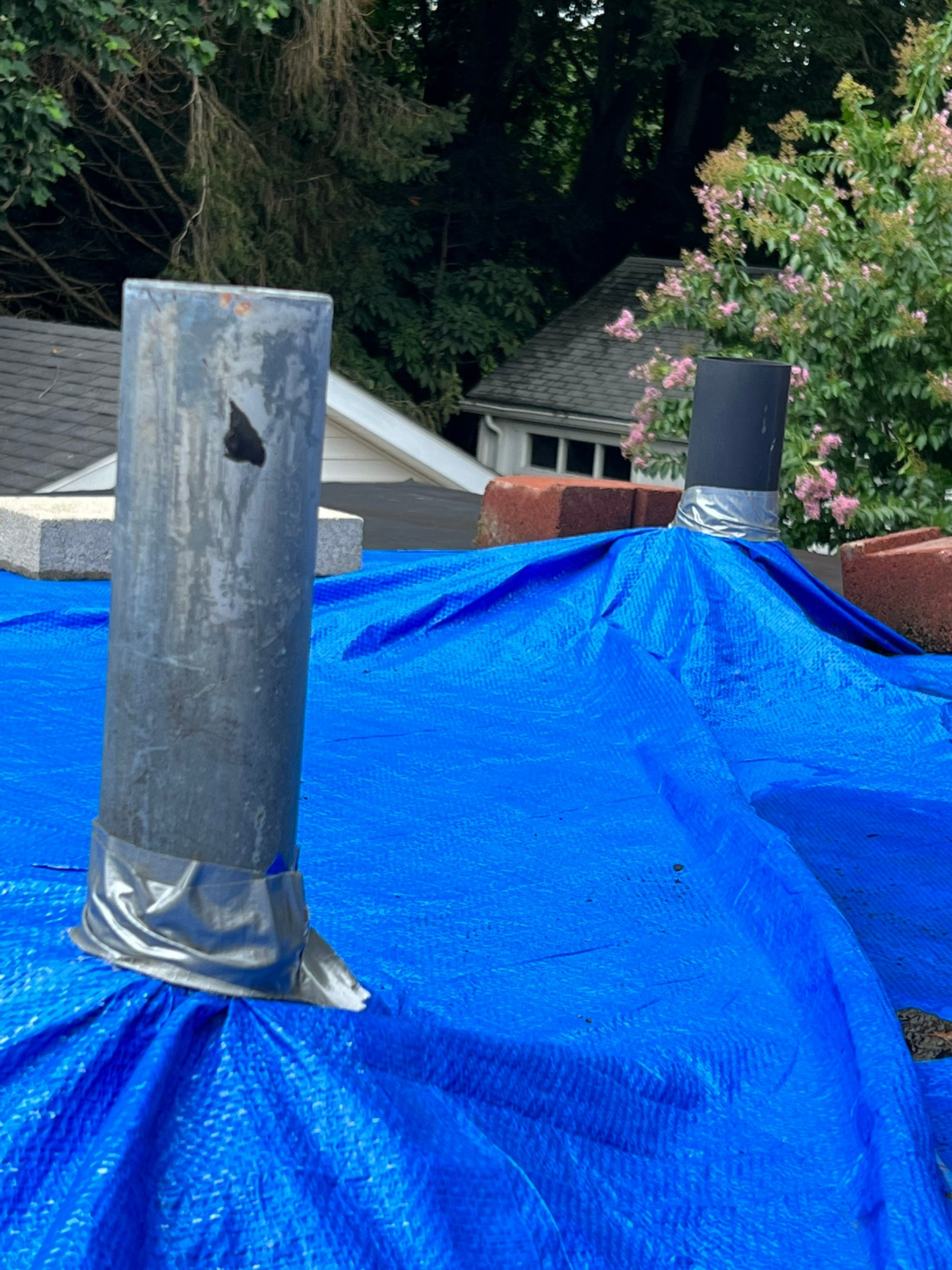 Rubber Roof and Gutter on Addition  by Secure Construction Company Inc