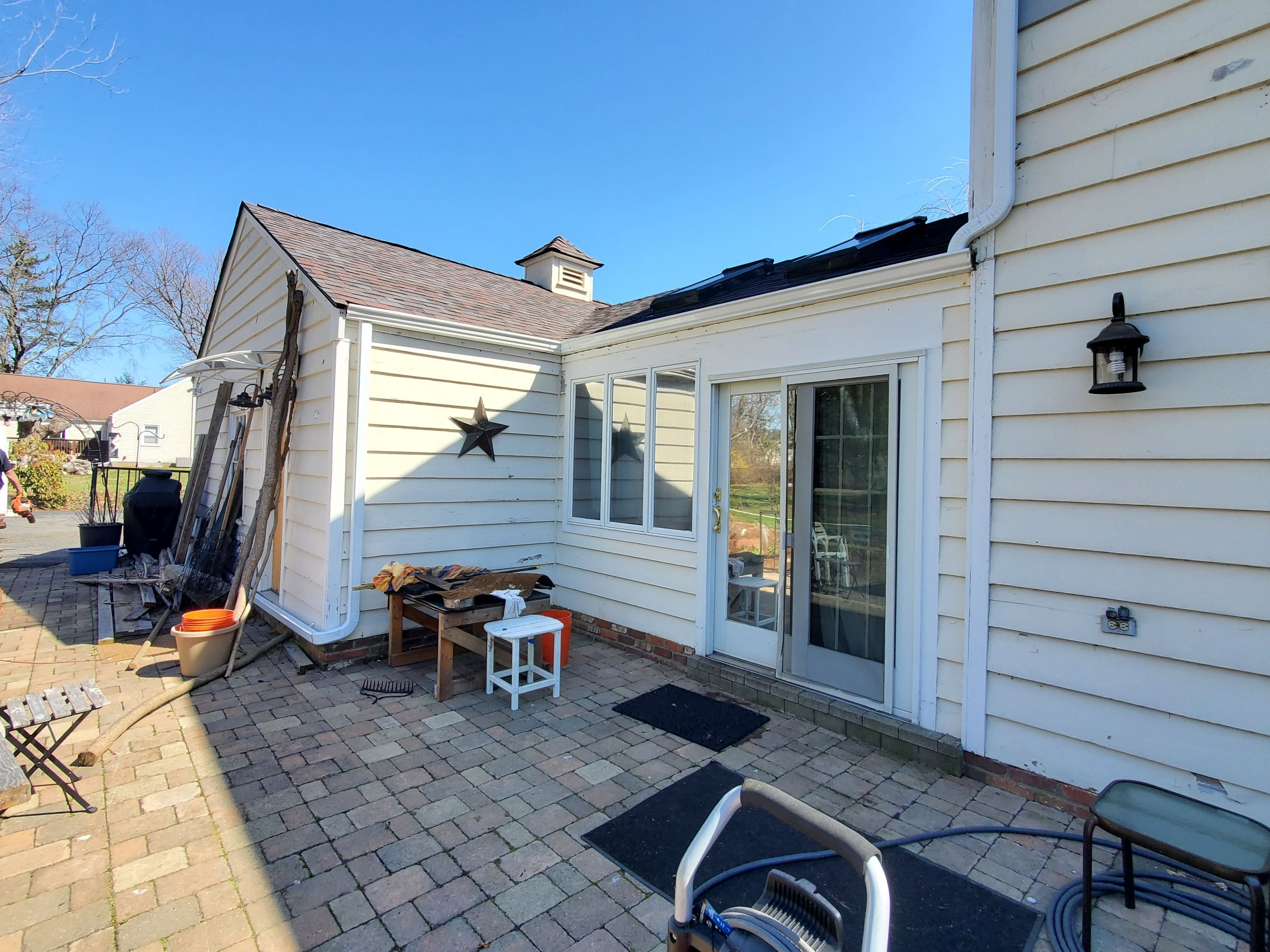 Siding Installation using Hardie Plank Artic white by A Plus Exterior