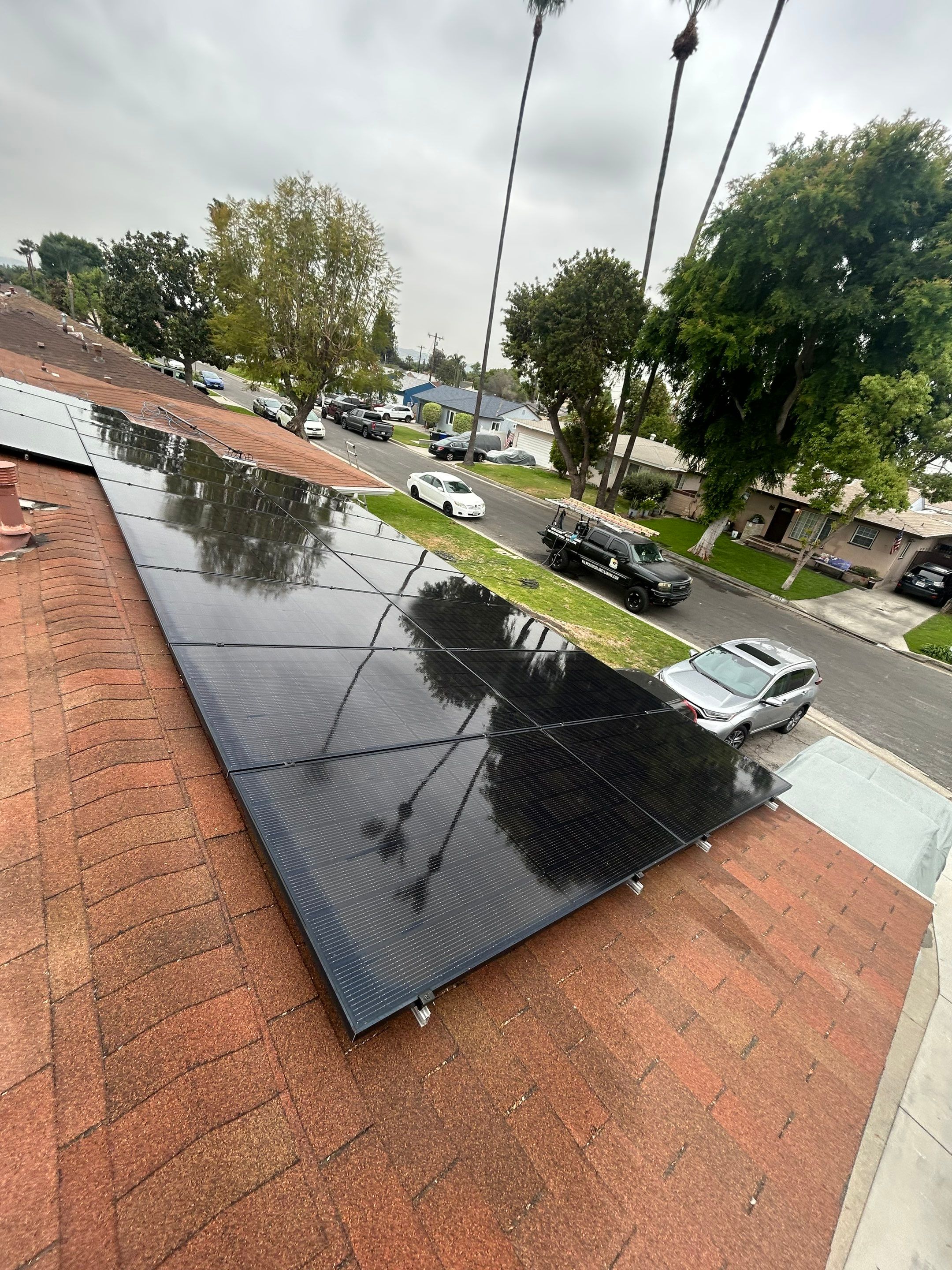 Solar Panel Cleaning in Covina Ca by Palm Coast Solar Cleaning