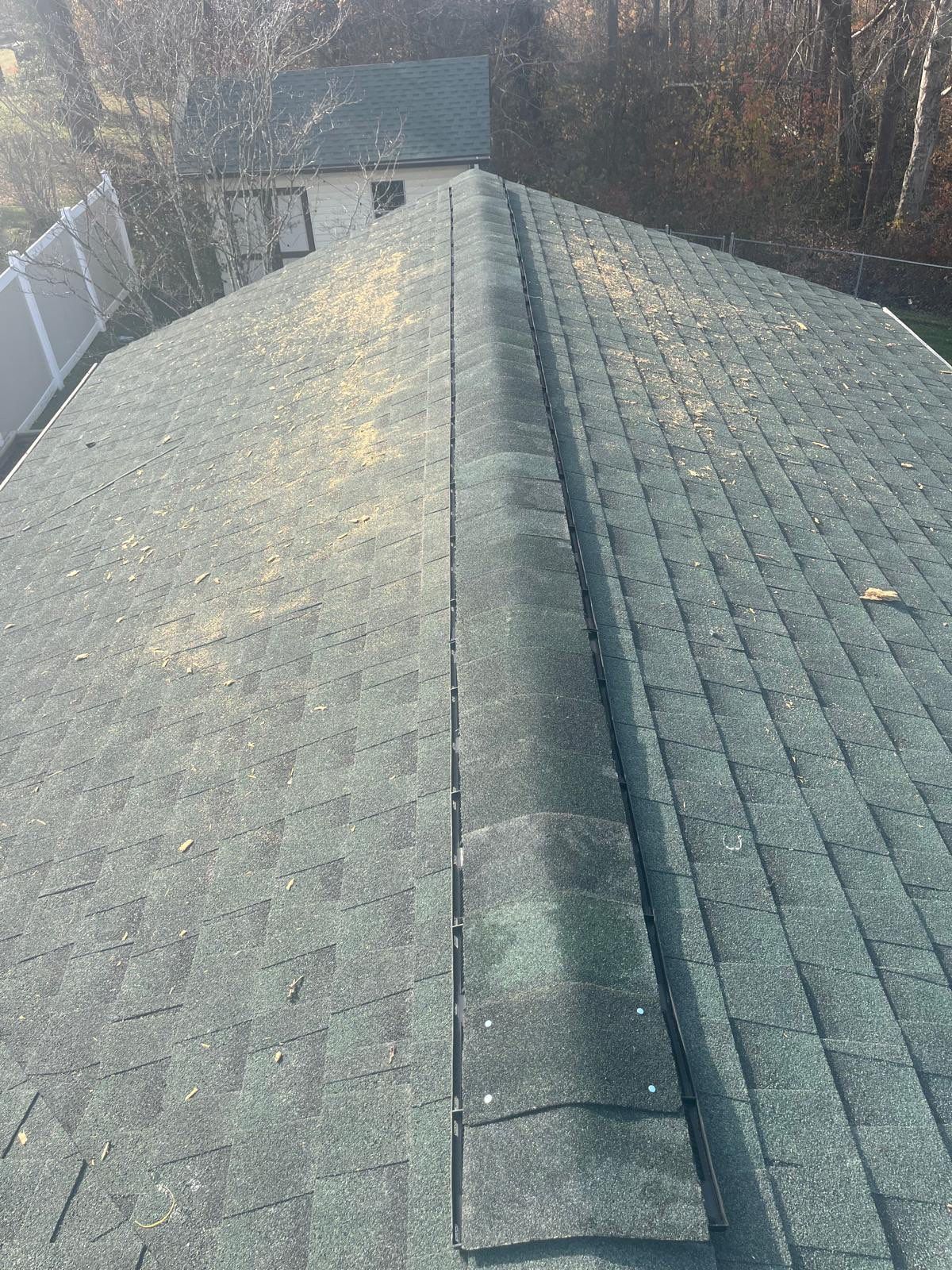 Residential Roofing Installation using GAF Timberline HDZ Hunter Green by Rainstoppers Roofing