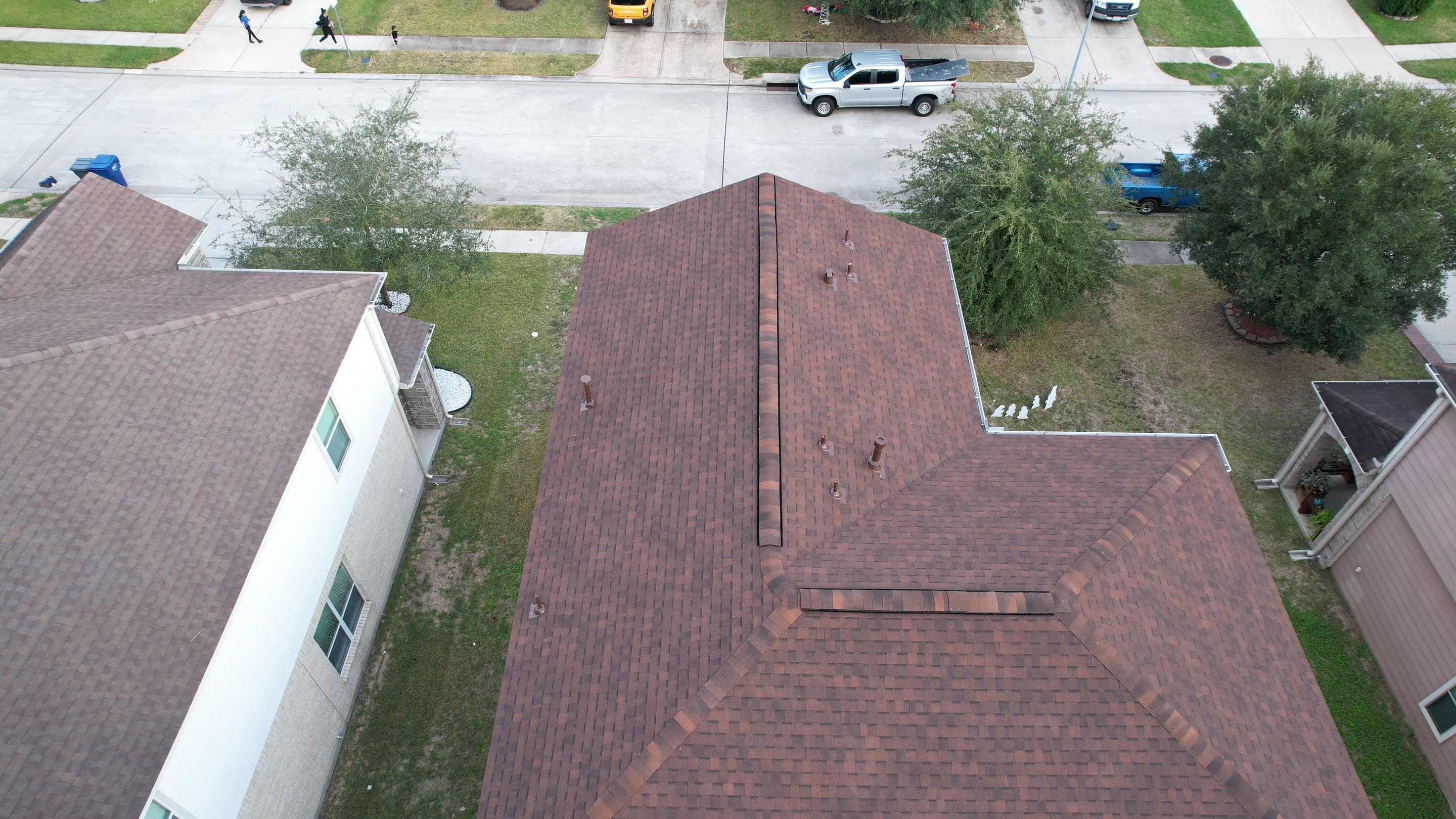 Autumn-Red Shingle Roof Replacement — Spring, TX by PL Roofing & SB Roofing, LLC.
