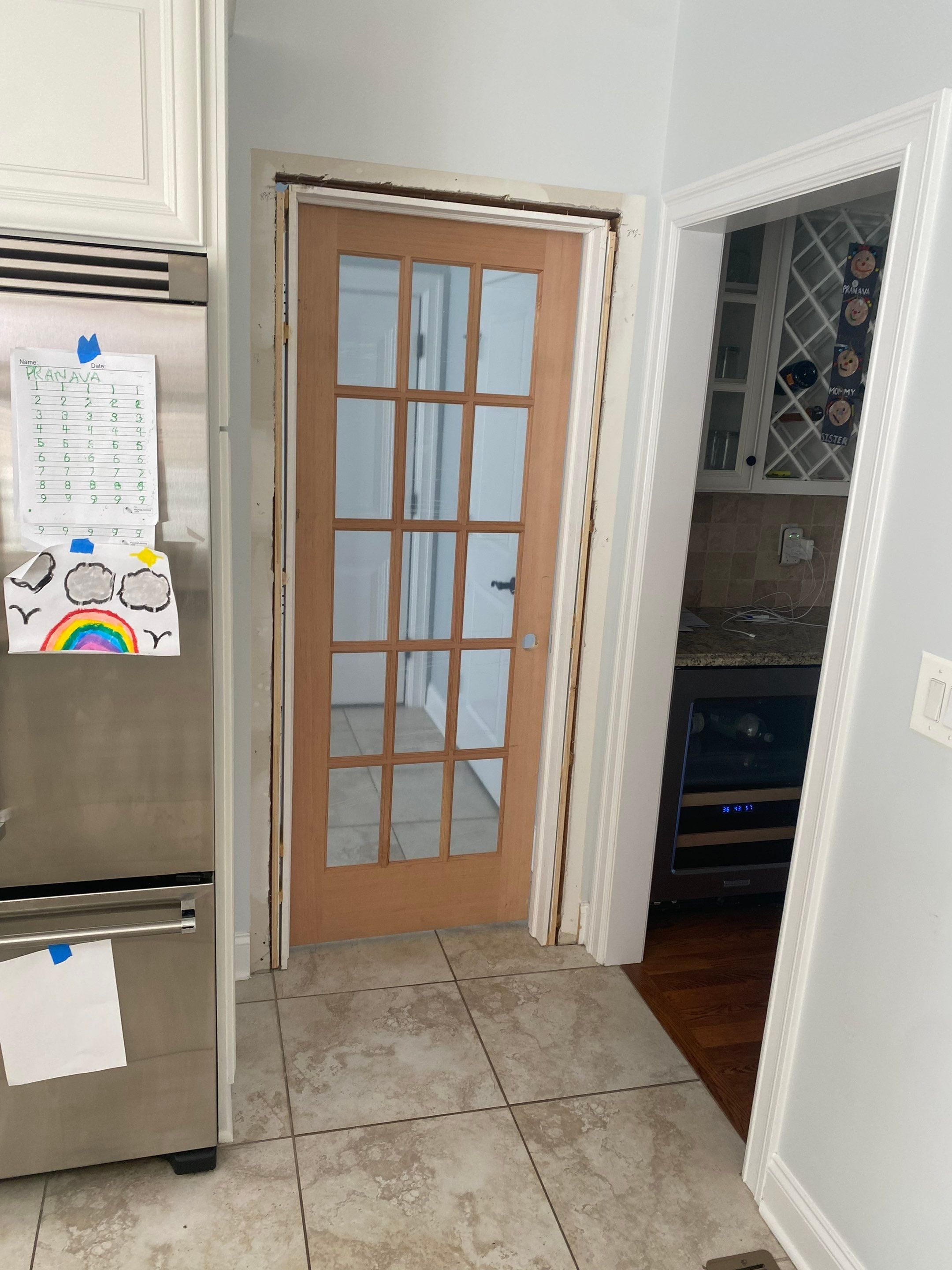 Door Installation using Wood by Home Concepts Construction